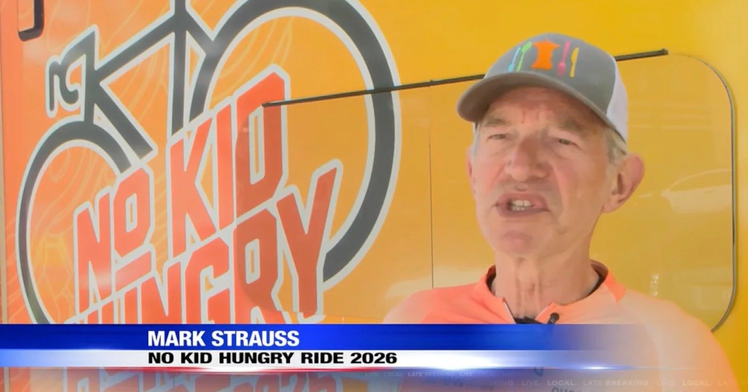 I'm incredibly grateful to the team at WTHI-TV News 10 Terre Haute, especially reporter Audrey Geib, for taking the time to share the story behind the No Kid Hungry Ride and help bring attention to an issue that affects nearly 14 million children in 