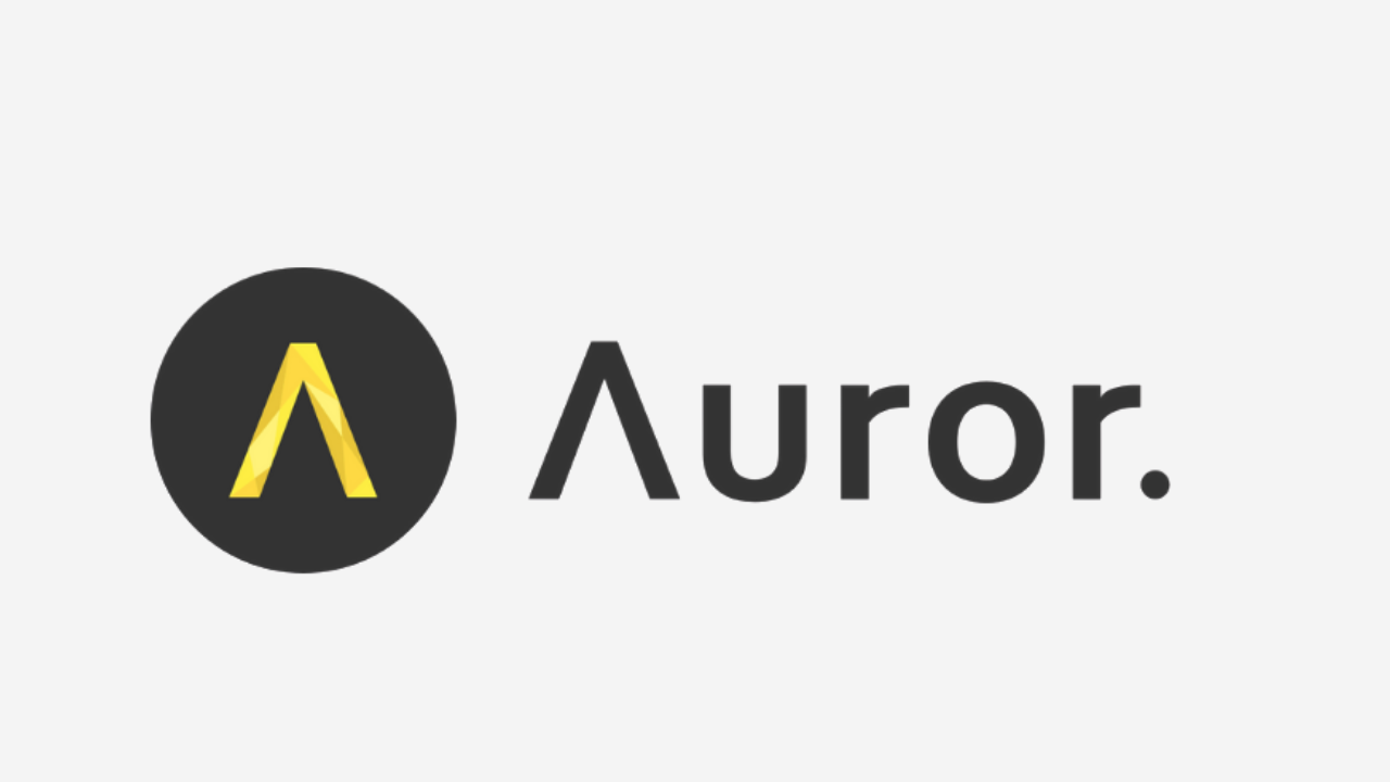 Auror logo with a black circle containing a yellow 'A' and the word 'Auror' in black text.