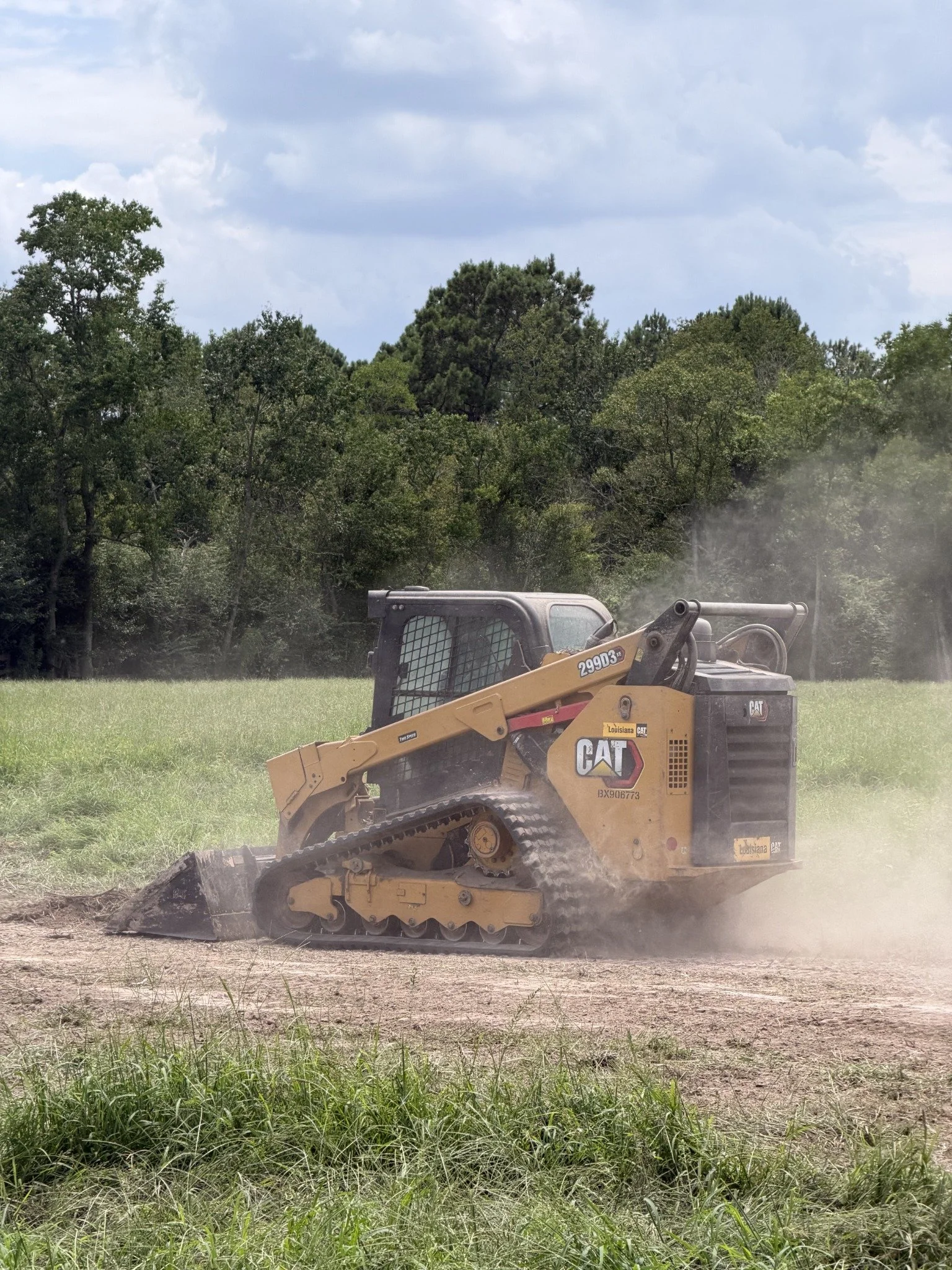 Northshore Louisiana excavation and site preparation by Home Land and Septic Construction
