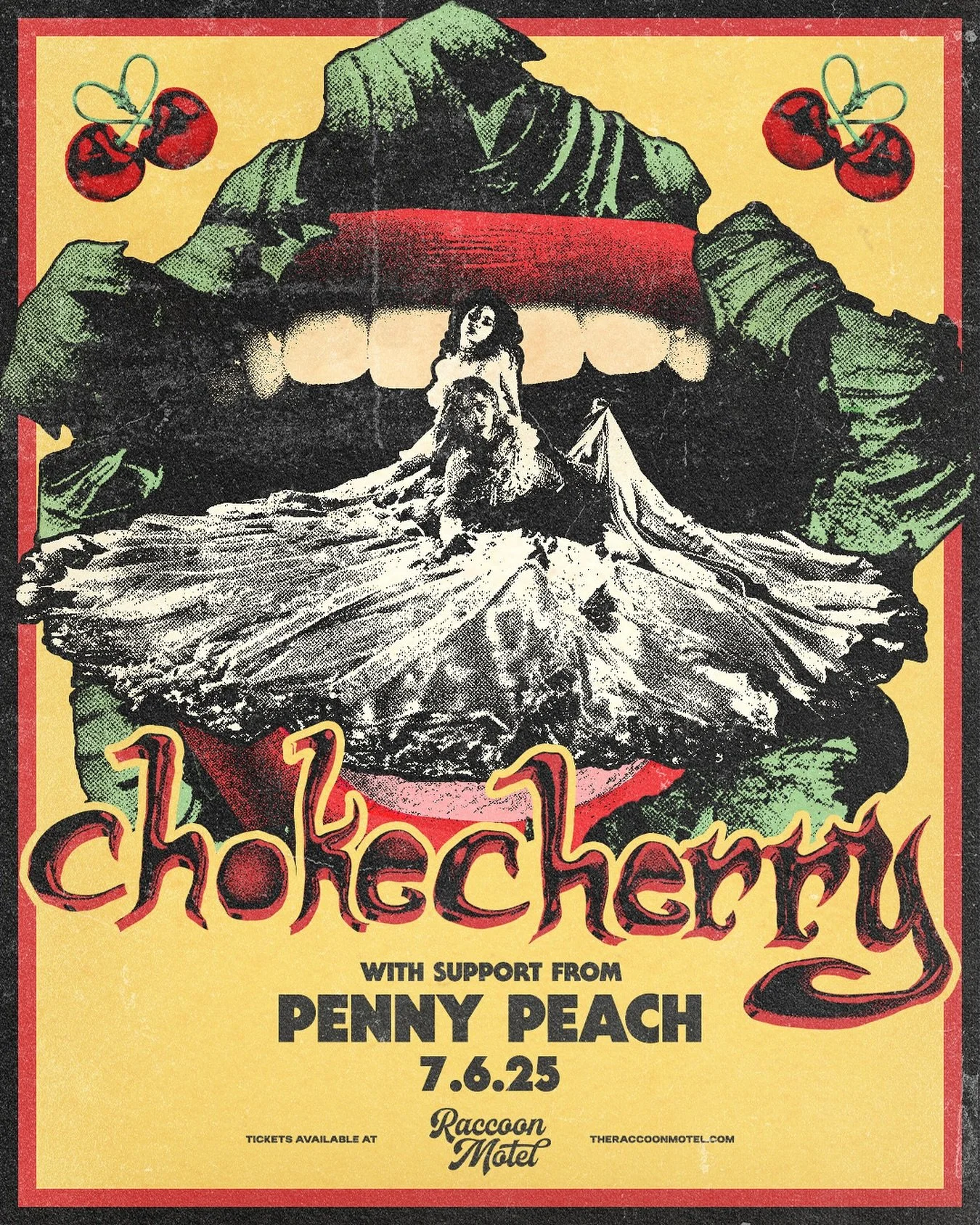 Come check out @chokecherry4ever and @penny.peach.jr to round out the weekend at the @raccoonmotel !