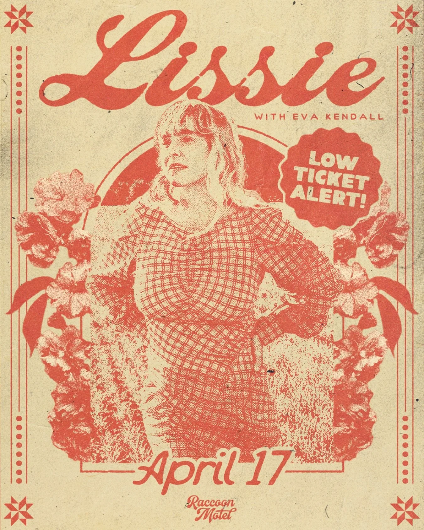 Had fun working on this one! @lissiemusic will be making her way down to the @raccoonmotel April 17. Don&rsquo;t be a goober and miss this.