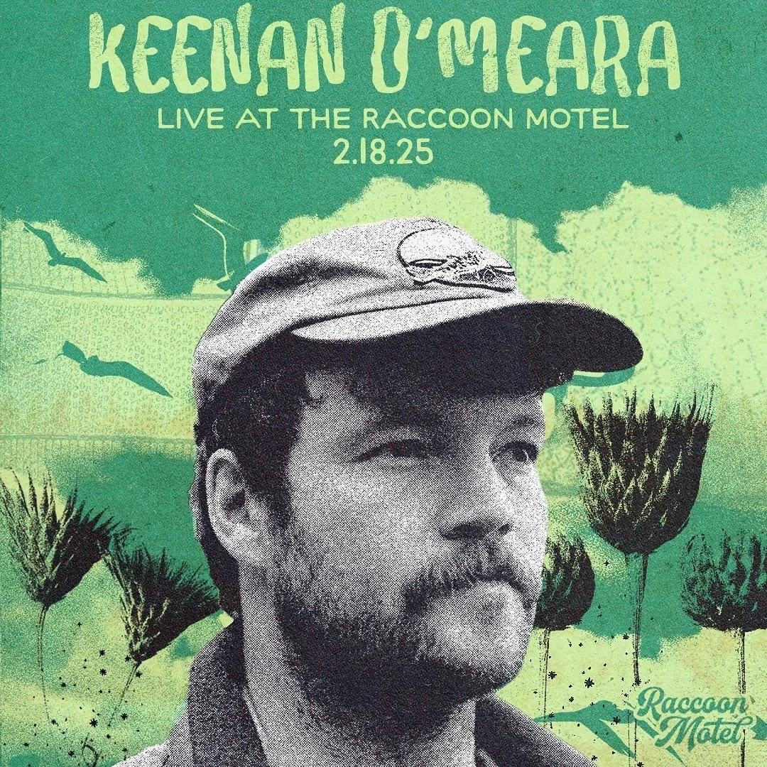 Come check out @keenanomeara at the @raccoonmotel in February! He has a slew of beautiful songs for you to take in and he&rsquo;s making his motel debut!
