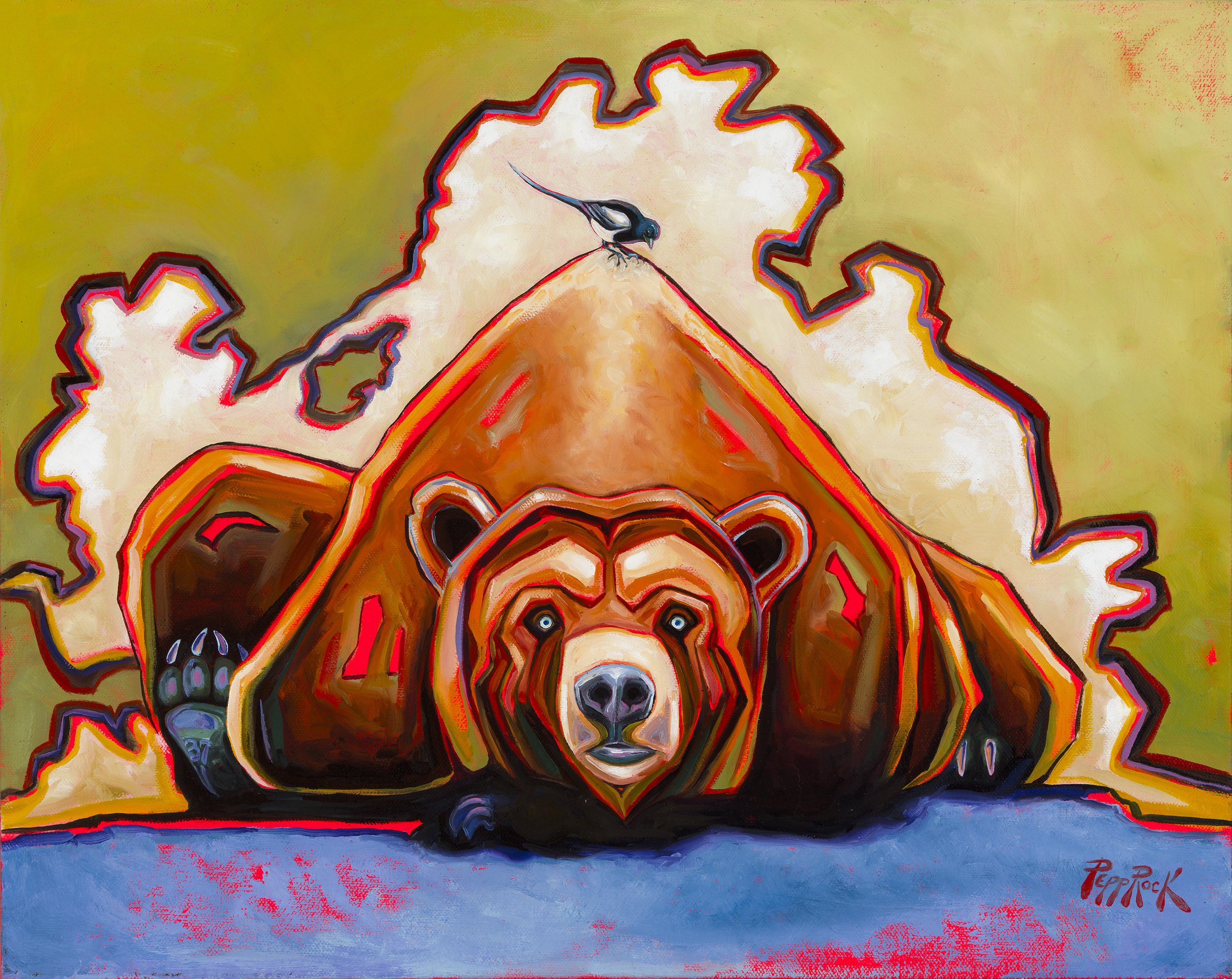 PFA_Bear with Magpie.jpg