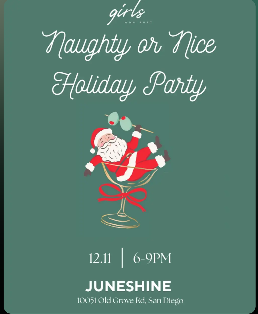 Naughty or Nice Holiday Party  GWP x June Shine 