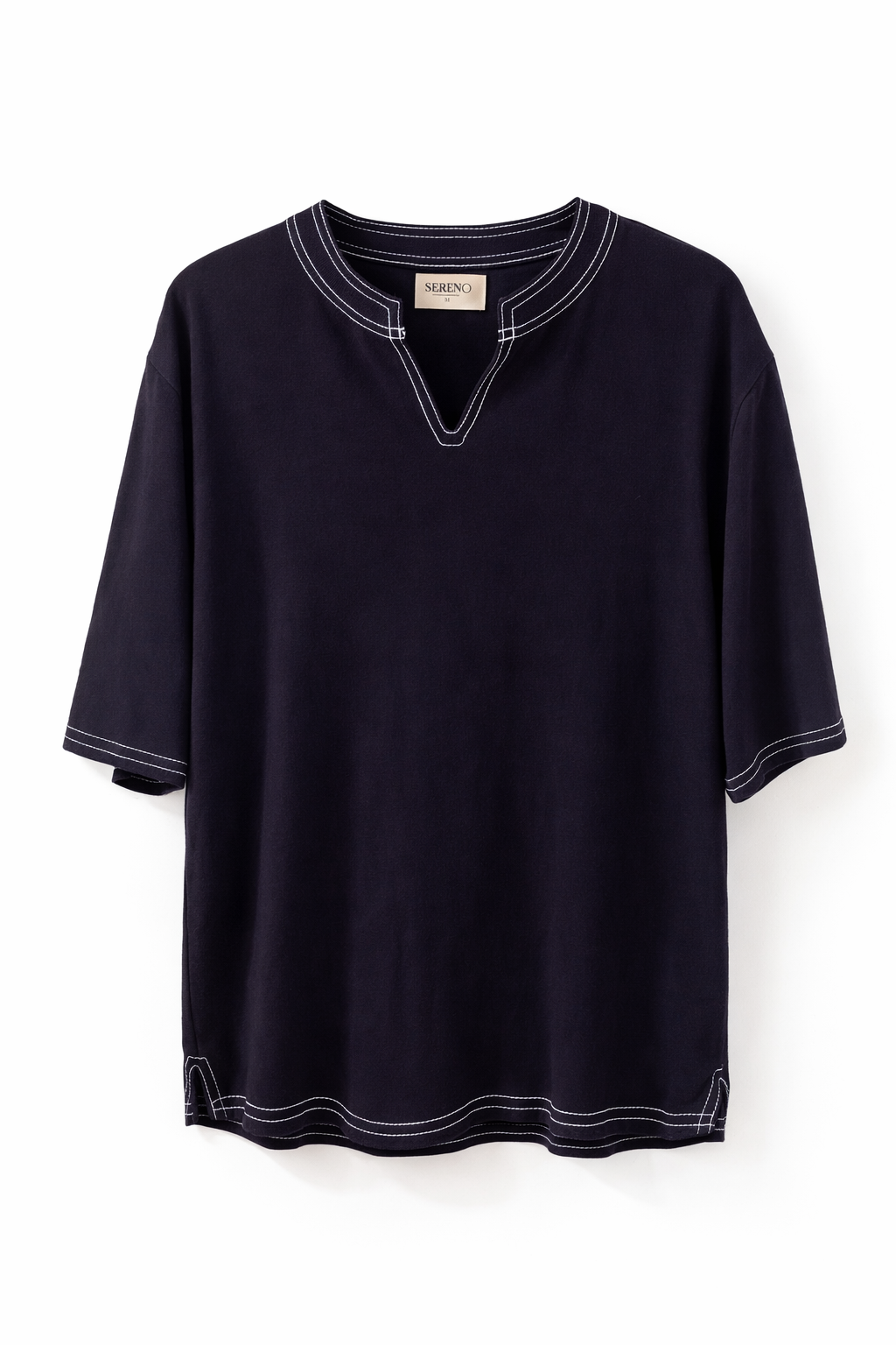 Túnica Capri con pespunte