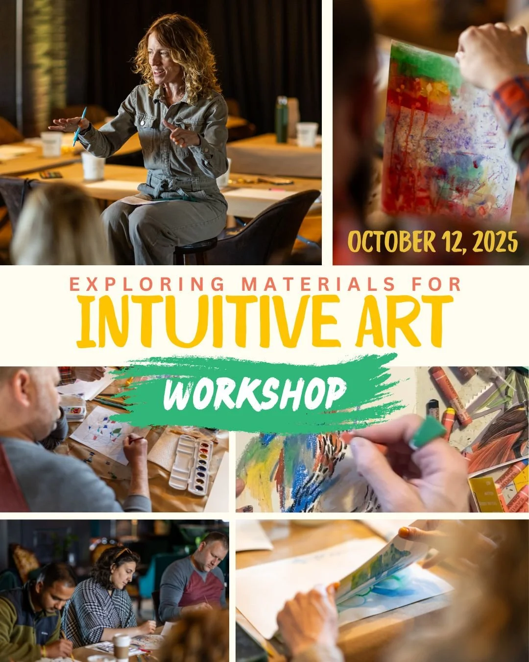 Maybe you&rsquo;re not sure how to get expressive with your art. 

Sometimes it&rsquo;s hard knowing where to start. There are so many ways to create and so many materials to use. 

I&rsquo;m leading Intro to Intuitive Art Making at @pcad_ce on Octob