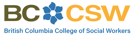british columbia college of social work logo registered social worker