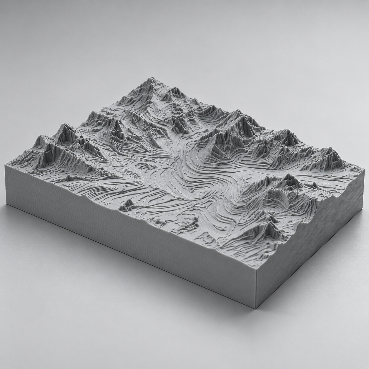 Maquetas físicas impresas en 3D