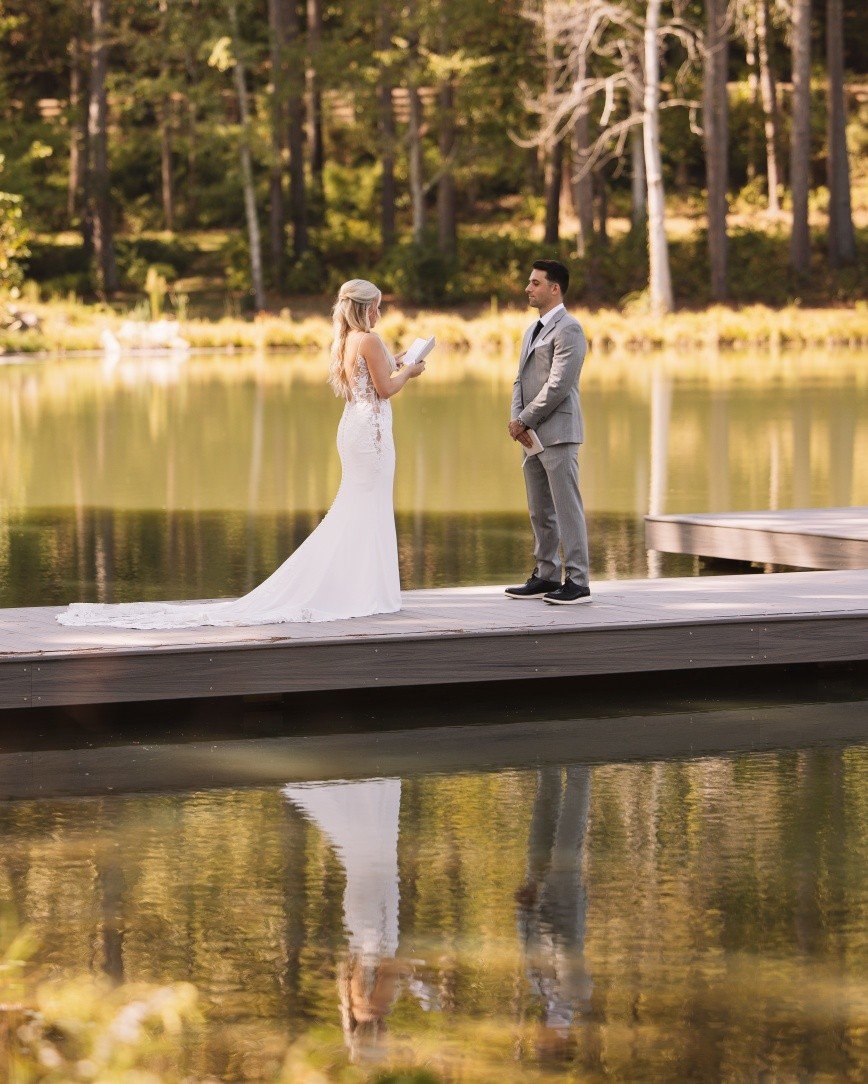 You know what we love about first looks? After all the waiting and dreaming, you finally step into this moment together! It&rsquo;s an intimate pause in the day where the world fades away, and it&rsquo;s just the two of you, taking in every detail, e