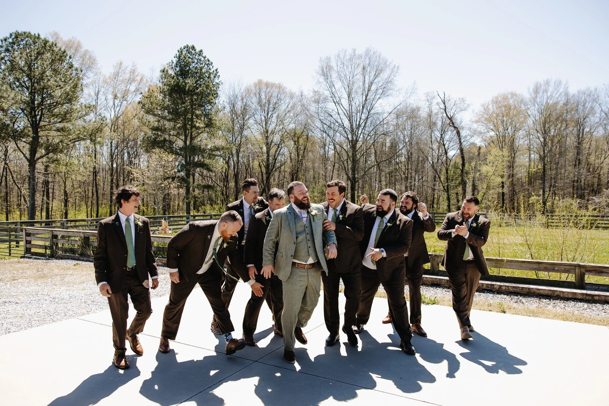 Your wedding day is about so much more than saying "I do." It's about celebrating alongside the people who have loved, supported, and cheered you on through every chapter leading up to this moment.

And this crew knew exactly how to make th