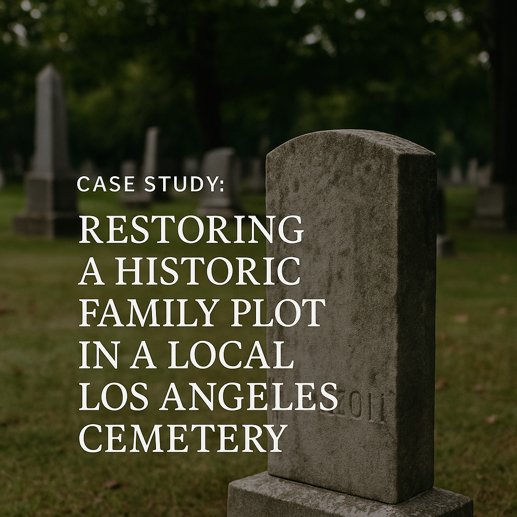 Case Study: Restoring a Historic Family Plot in a Local Los Angeles Cemetery