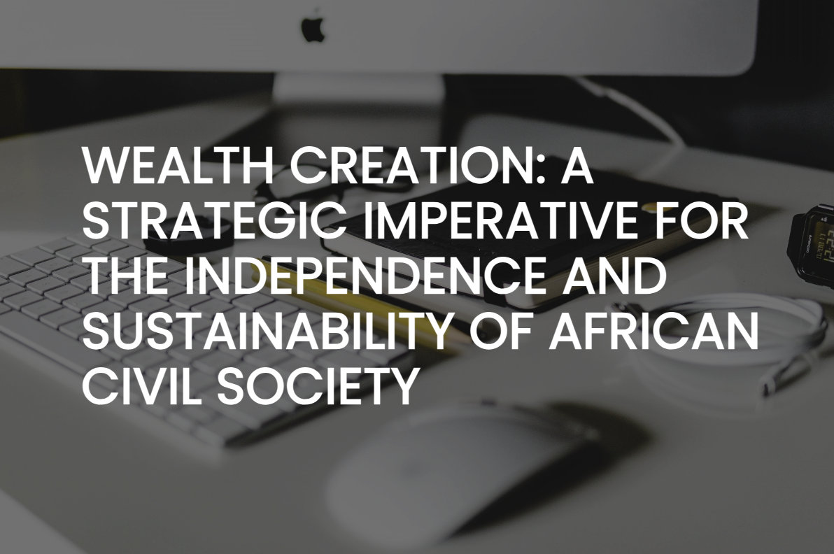 Wealth creation as a strategic imperative for NGOs