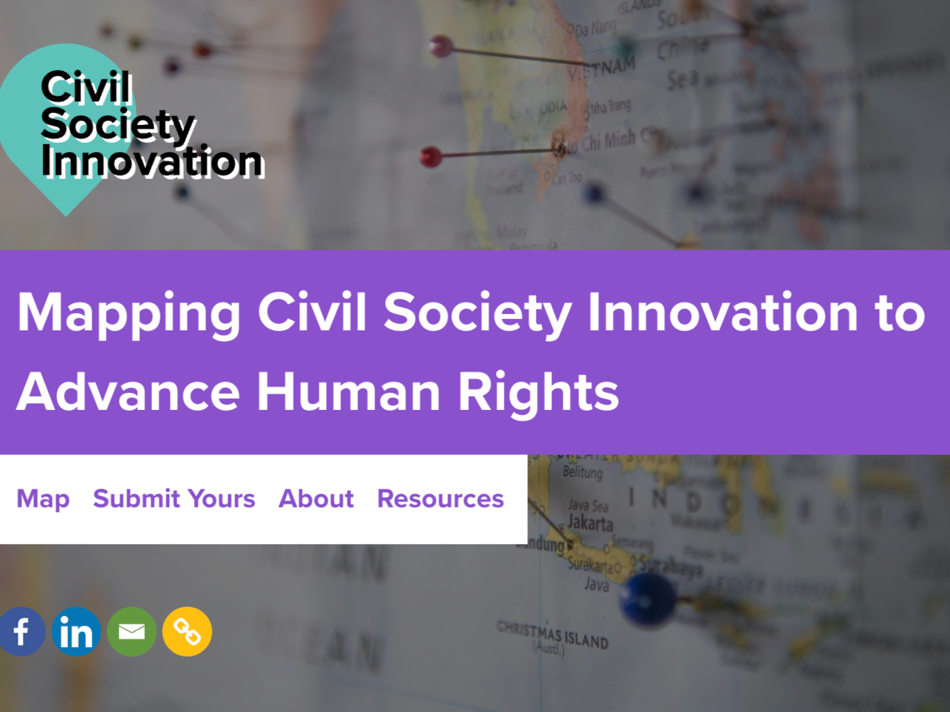 Mapping Civil Society Innovation to Advance Human Rights is an interactive global map of organizations using alternative resourcing for change and solidarity 
