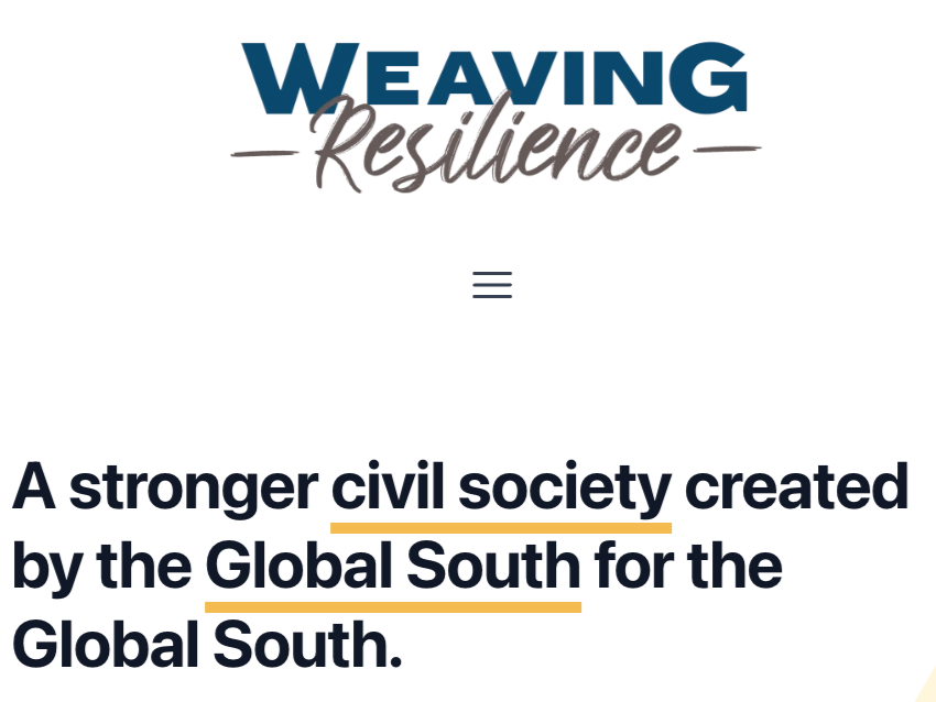 Weaving Resilience network