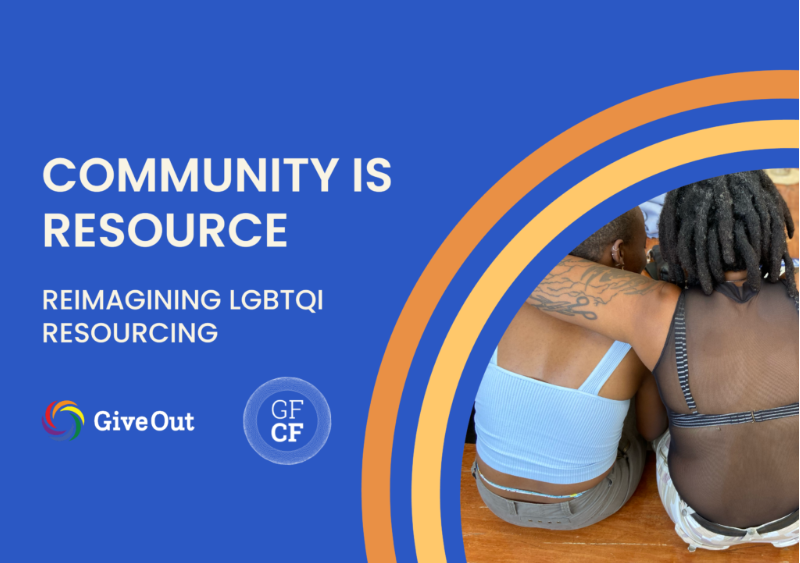 Community-based resourcing for LGBTQI organizations