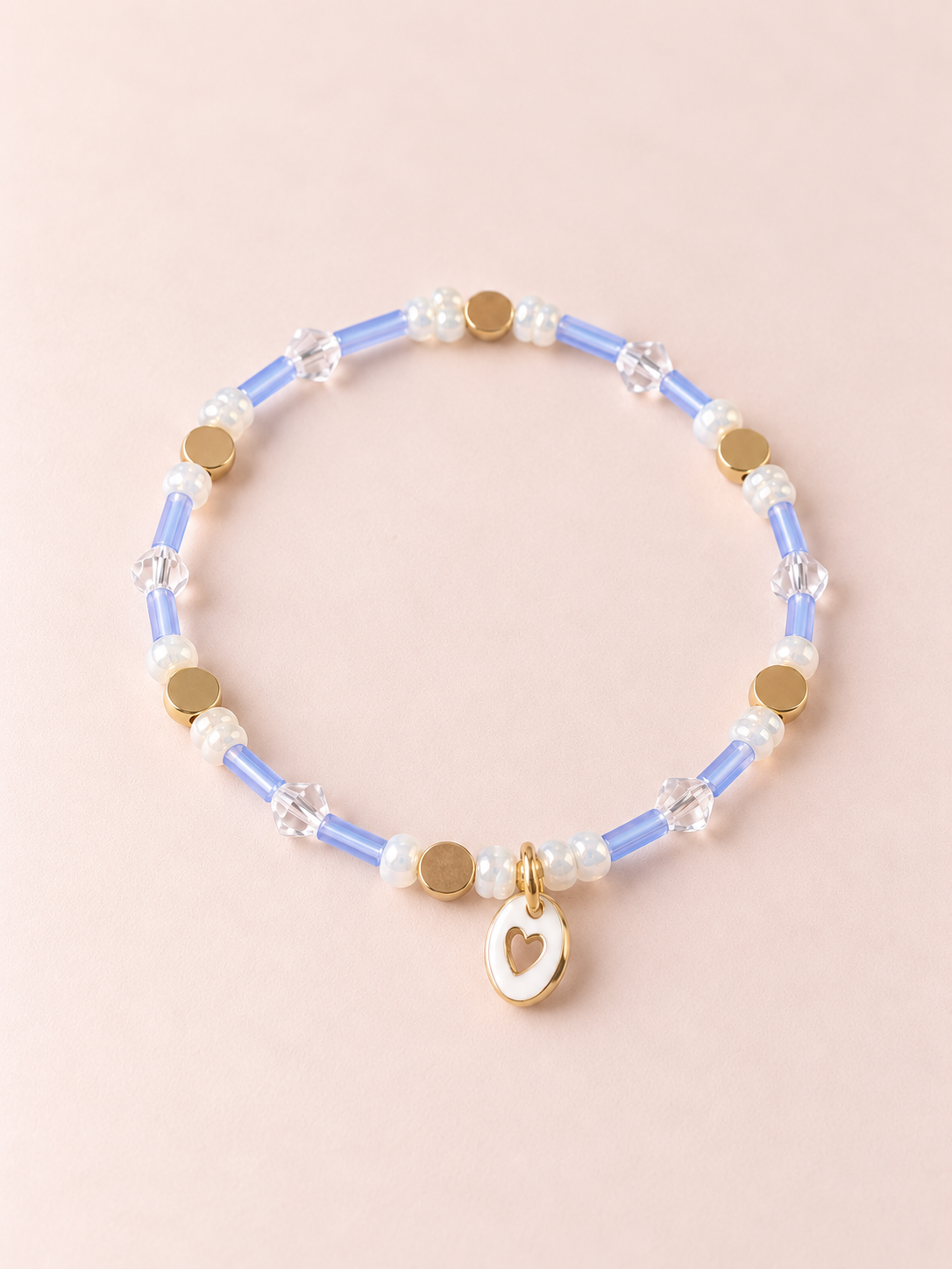 Periwinkle Crystal Heart Charm Bracelet.png