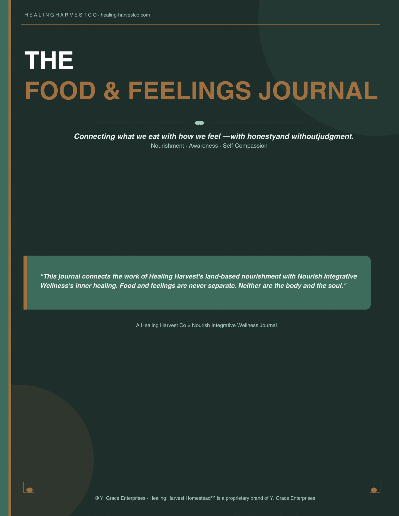 The Food & Feelings Digital Journal