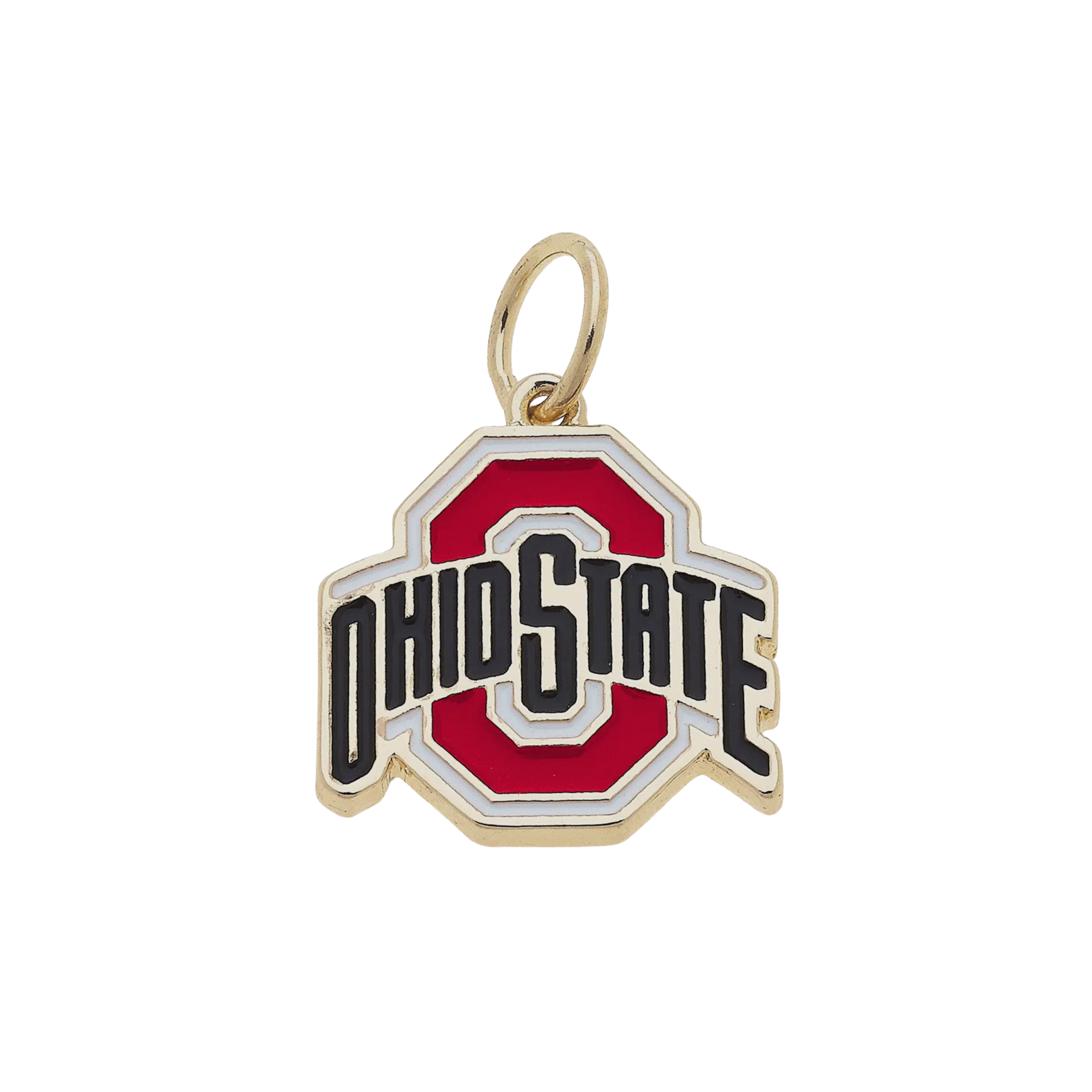 Ohio State Buckeyes Enamel Logo Charm