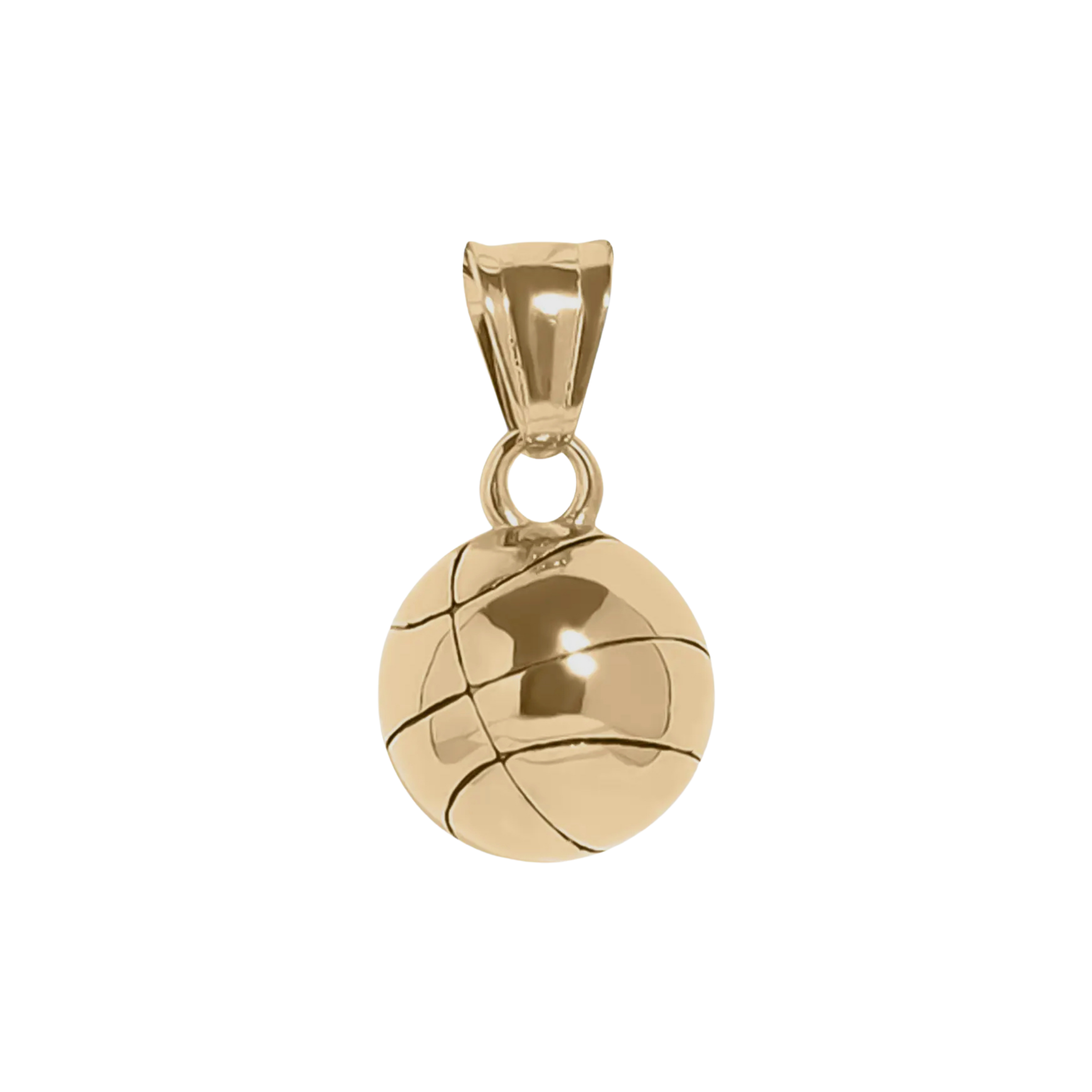Gold 3D Basketball