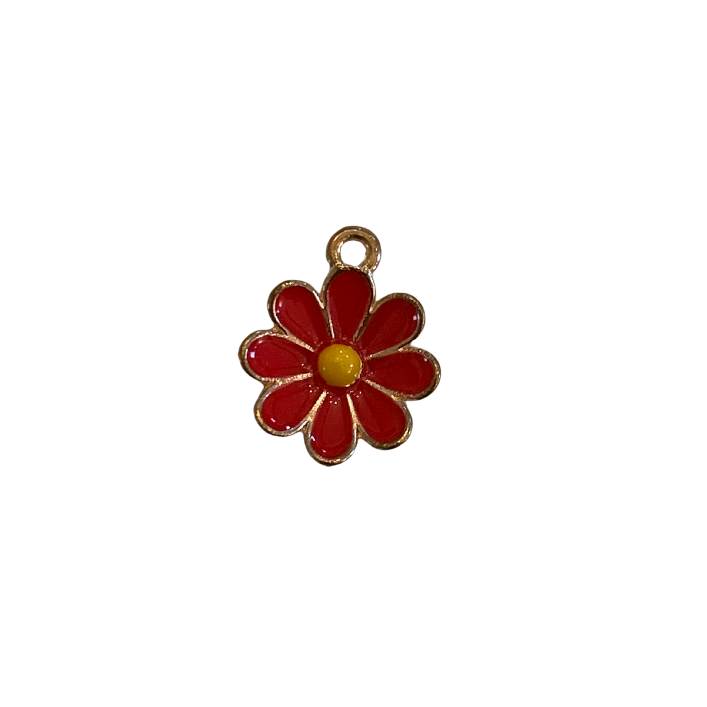 Red Flower Charm