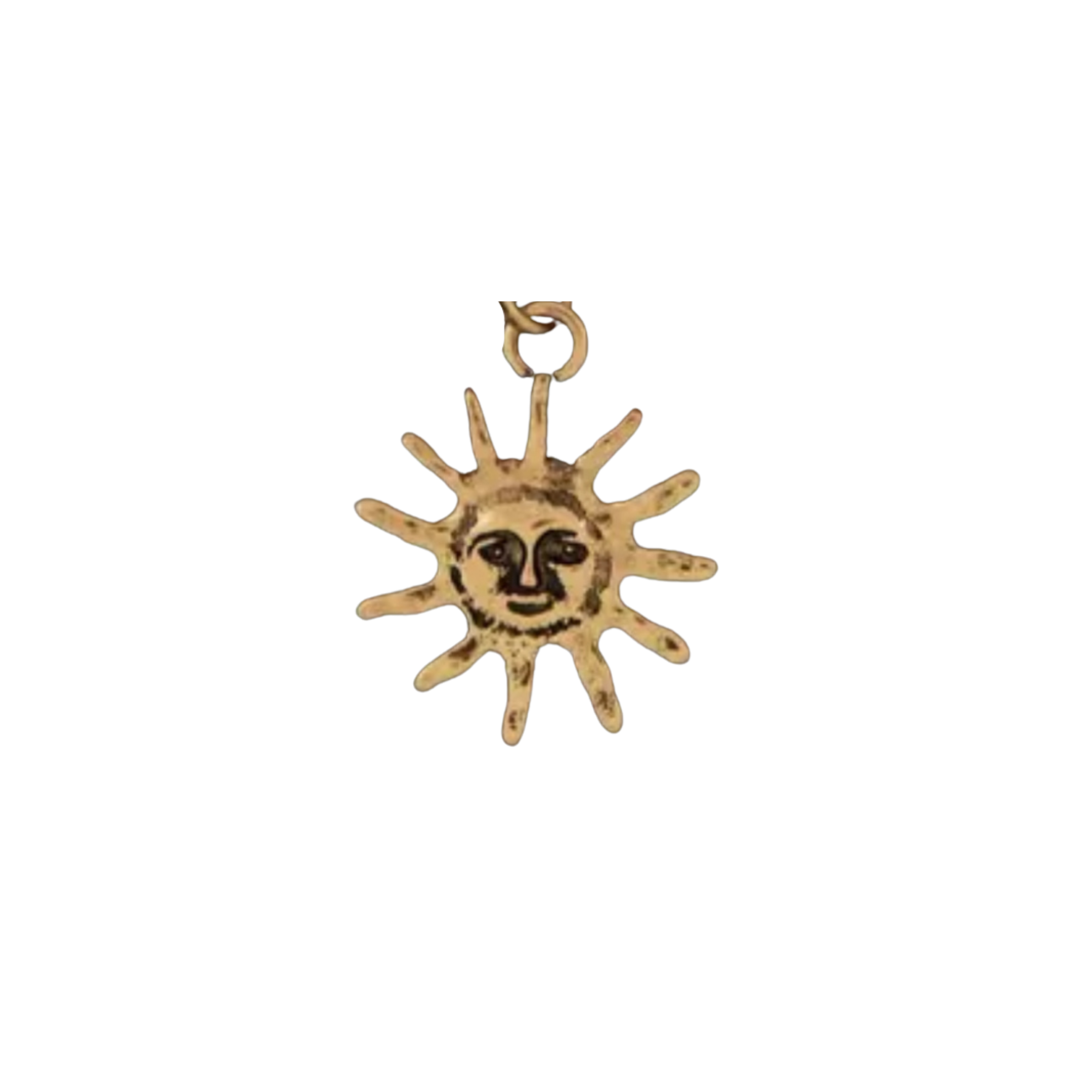 Gold Sun Charm