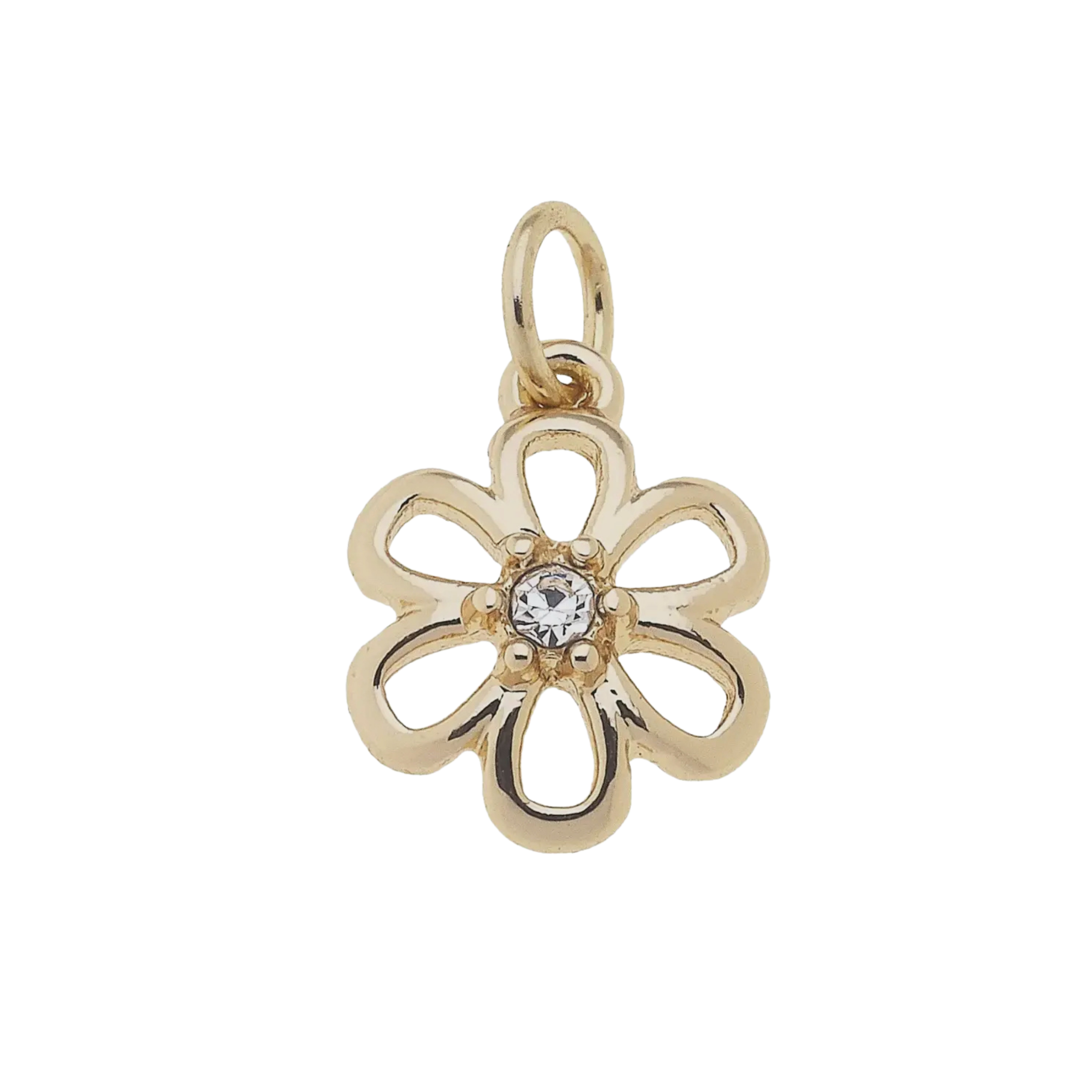 Gold Flower Charm
