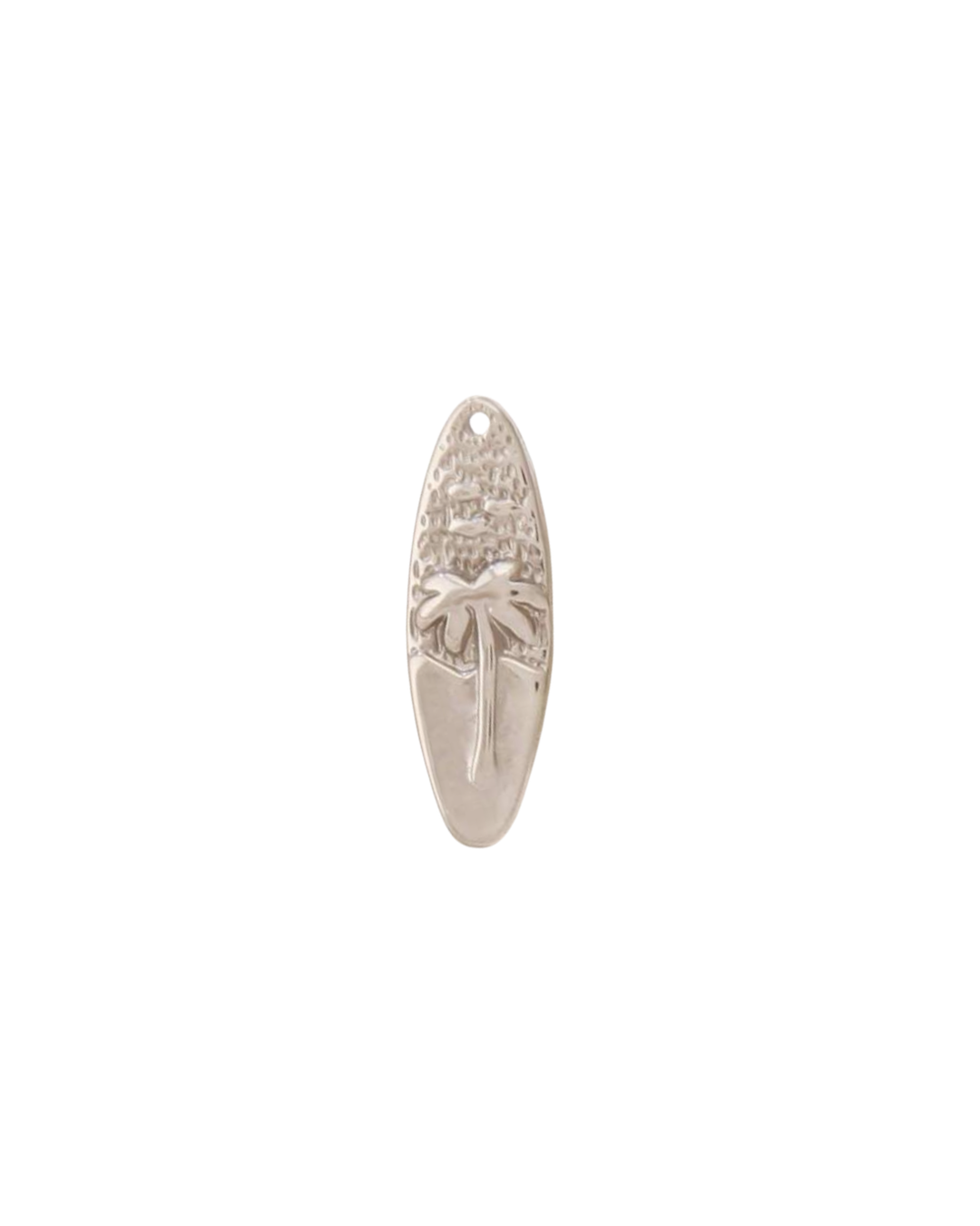 Silver Surfboard Charm