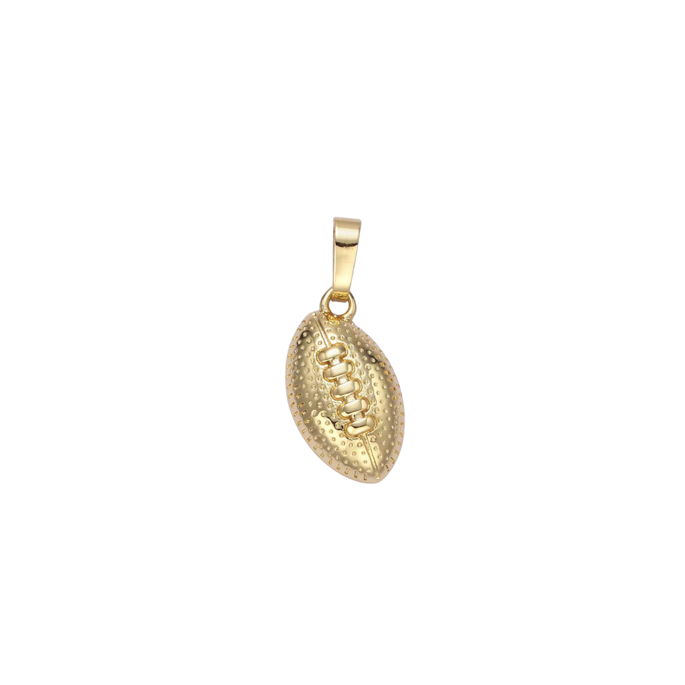 Gold Textured Football