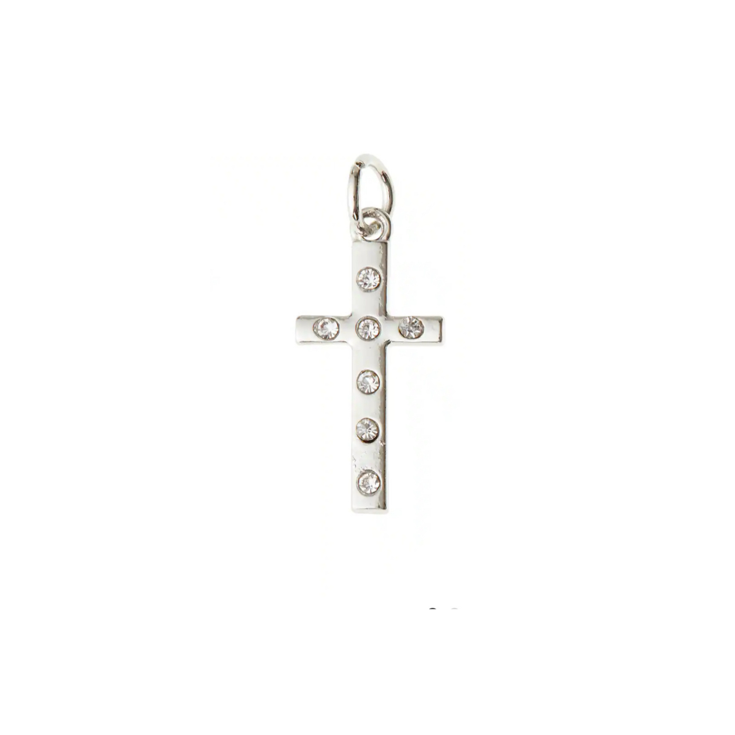 Silver Sparkly Cross