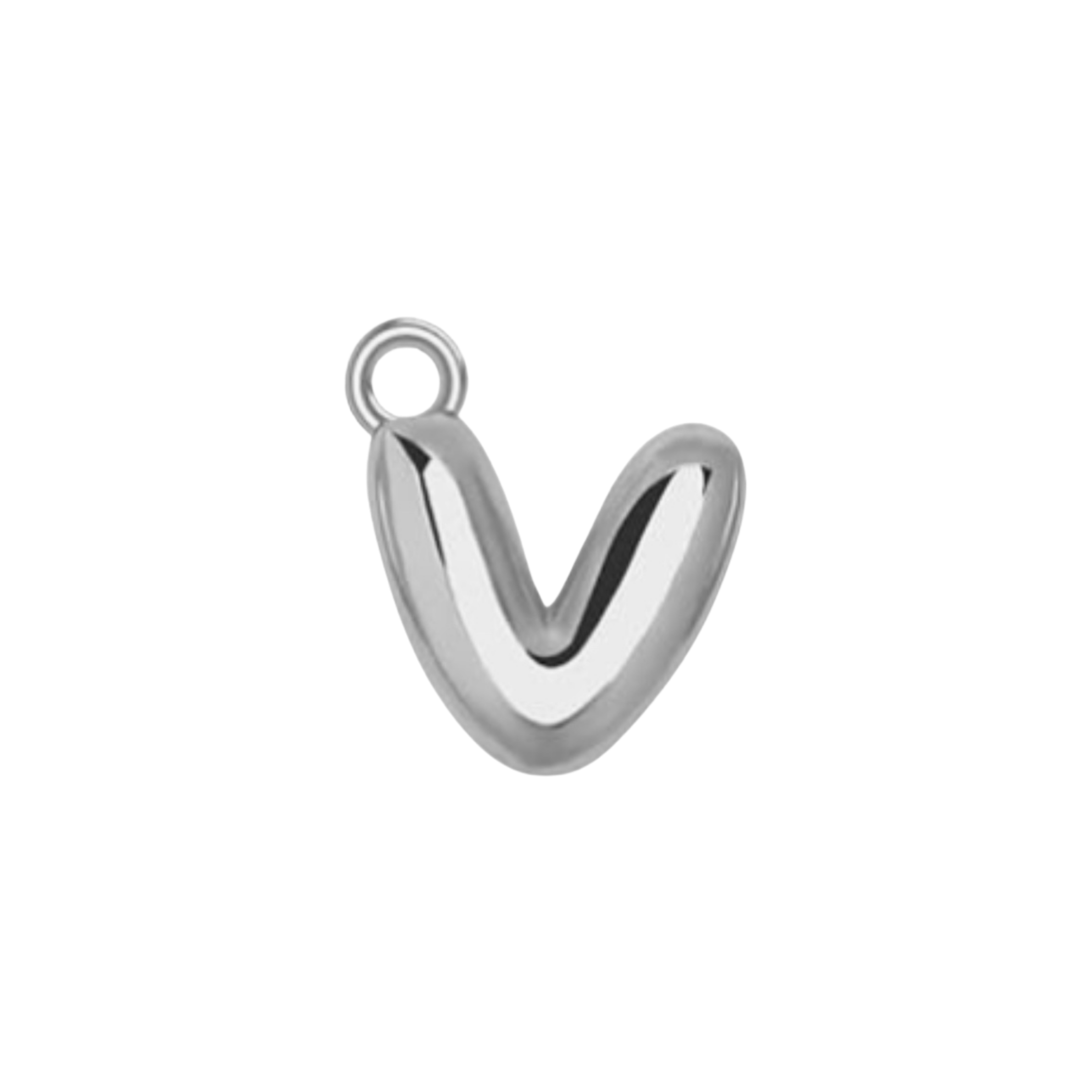 Silver Bubble Letter