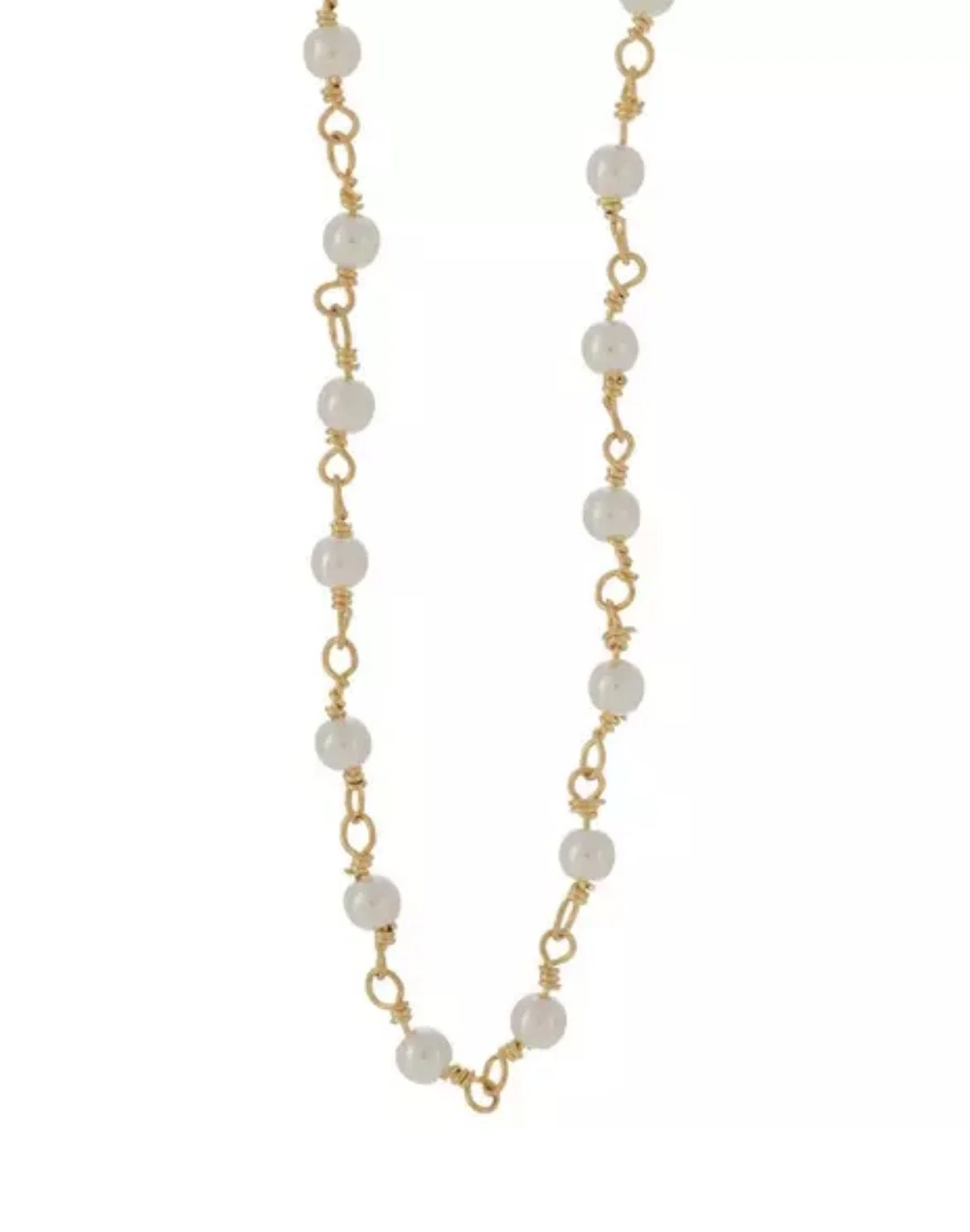 Gold Pearl Chain