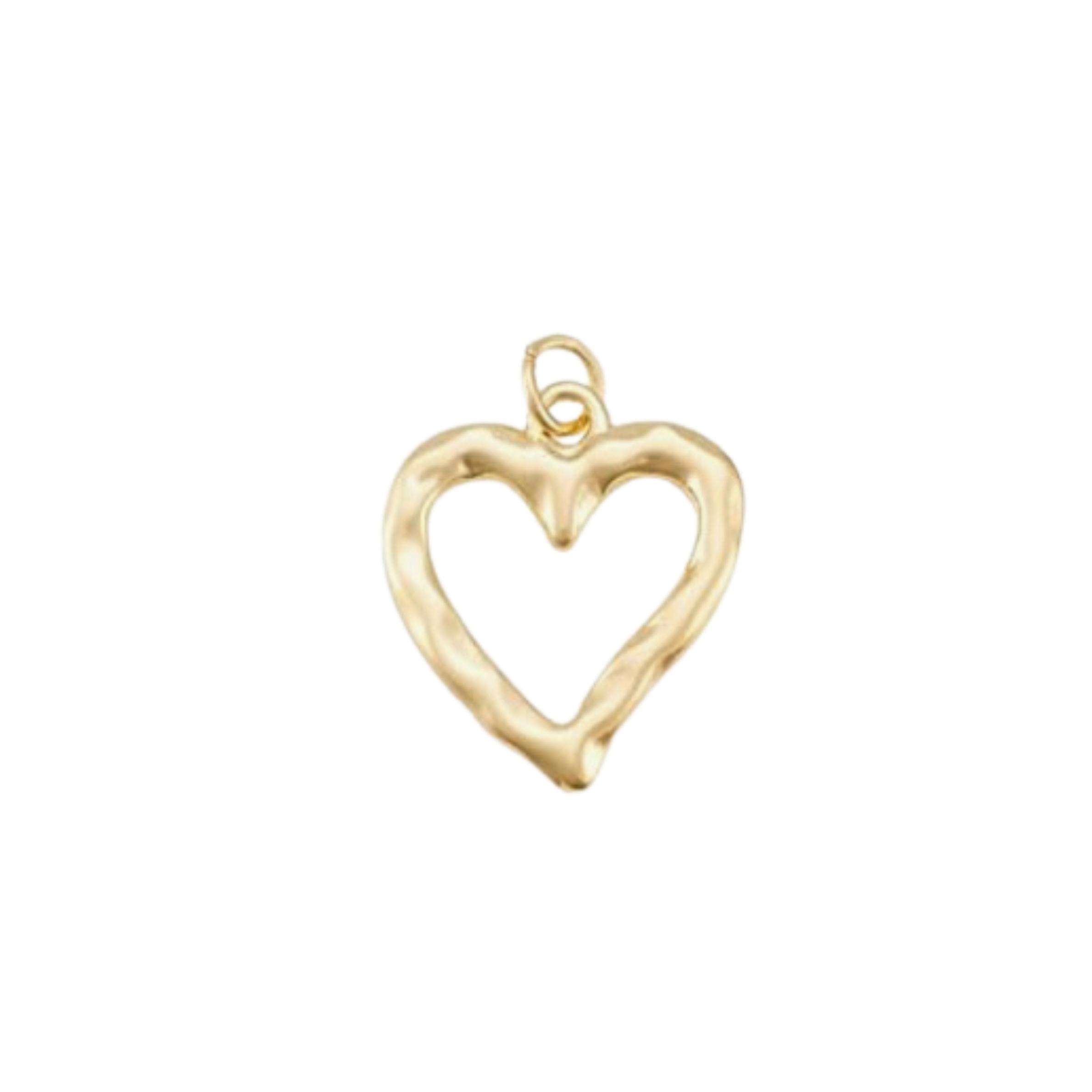 Gold Textured Heart