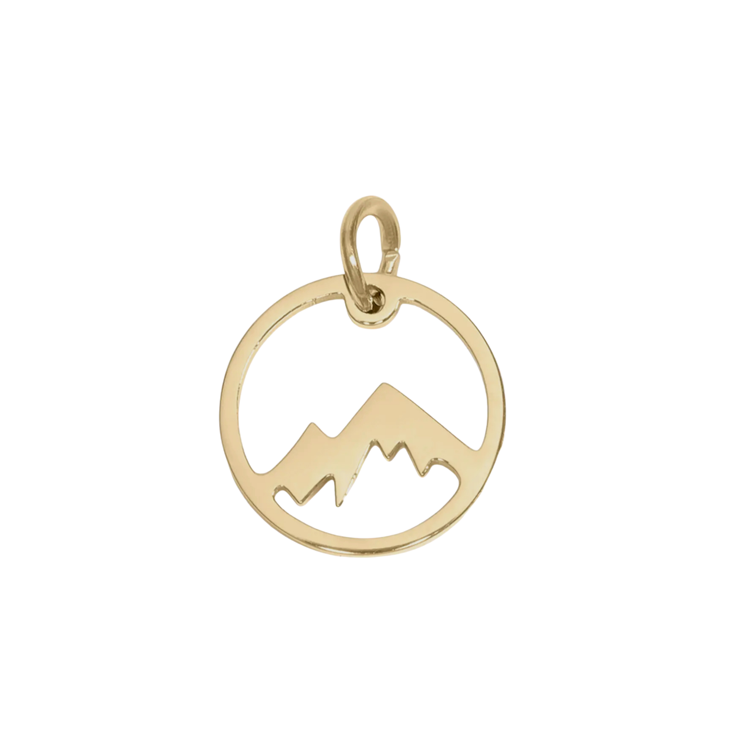 Gold Mountain Charm