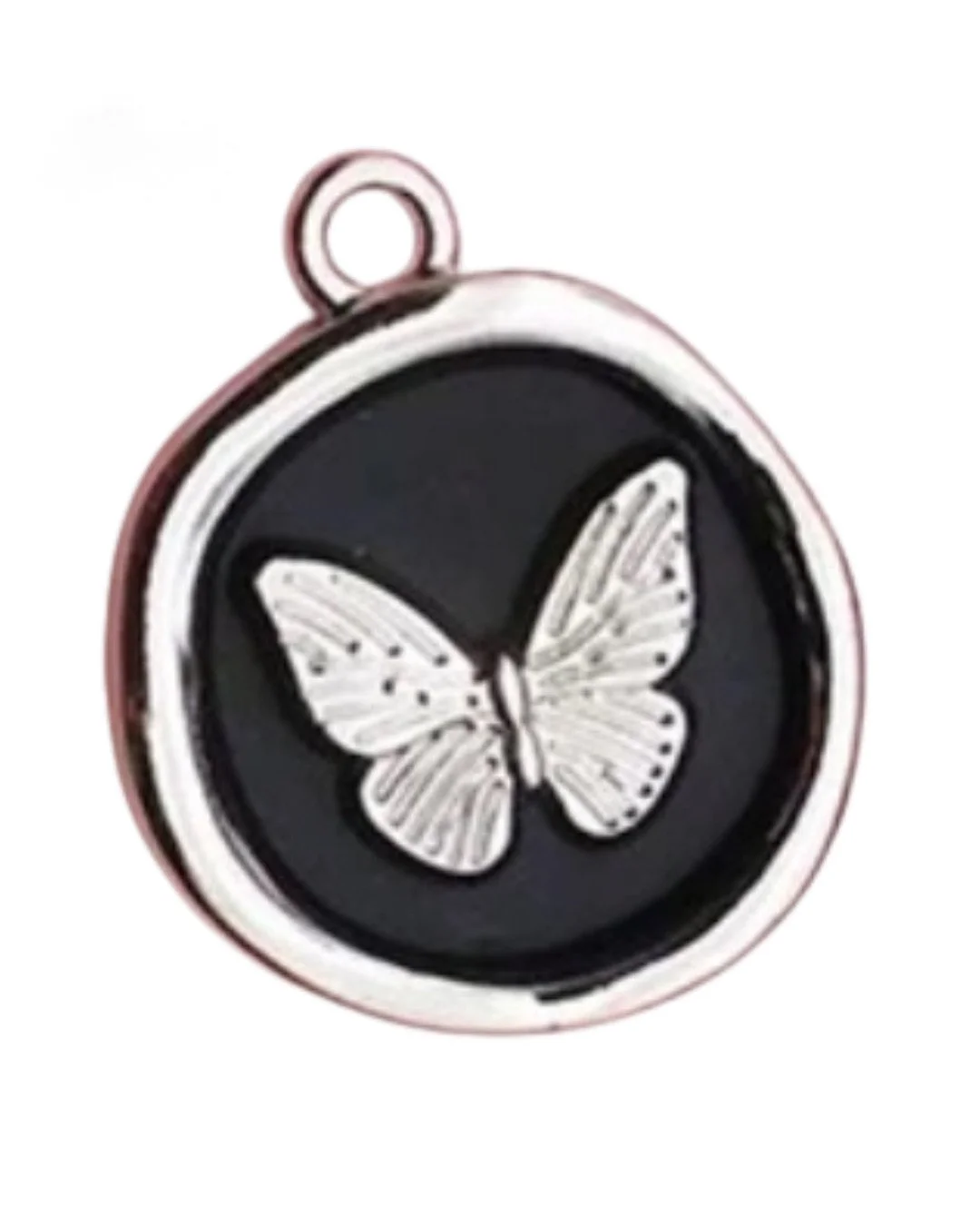 Black and Silver Butterfly