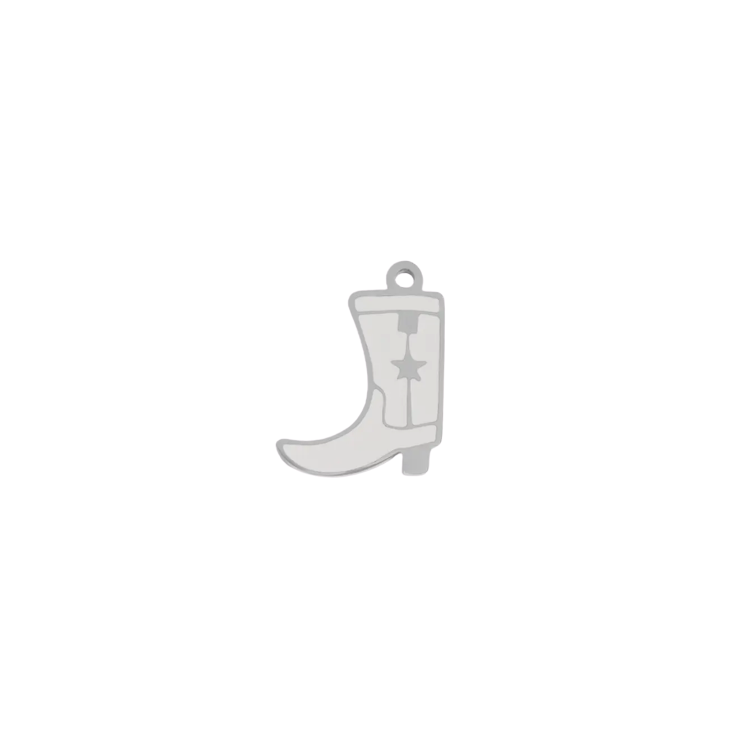 Silver Colored Cowboy Boots