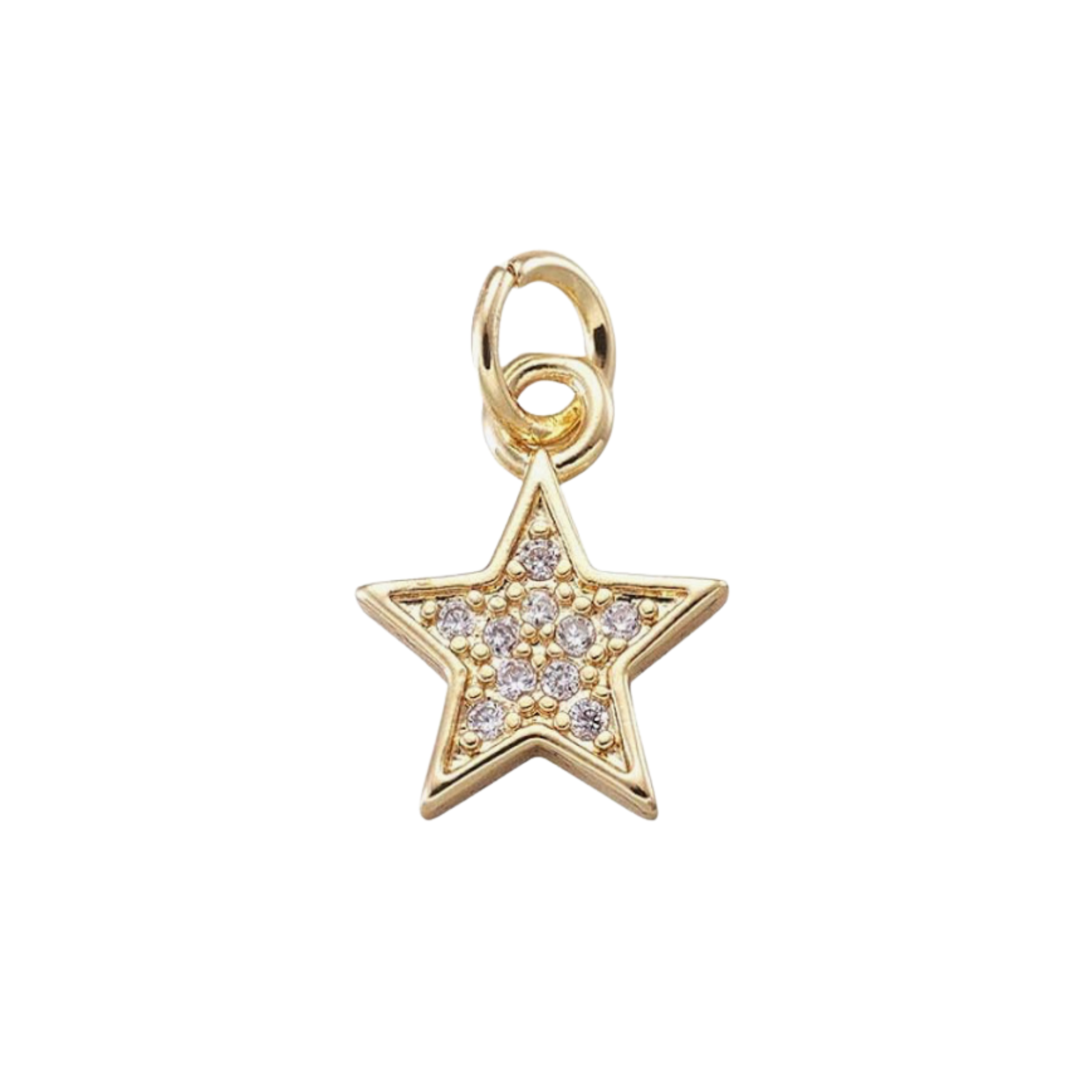 Gold Rhinestone Star