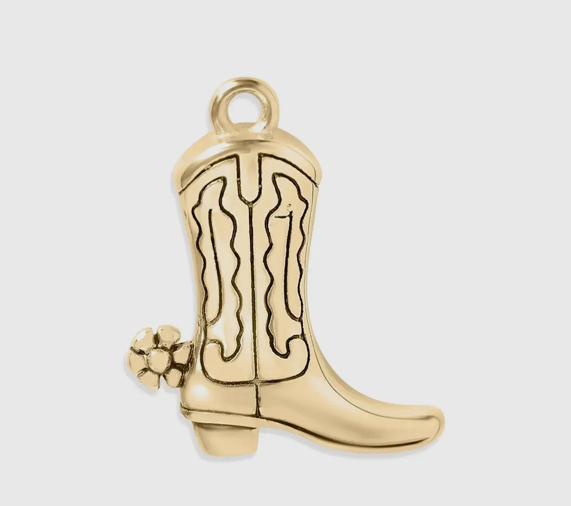 Gold Cowboy Boot