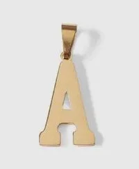 Gold Letter Charm