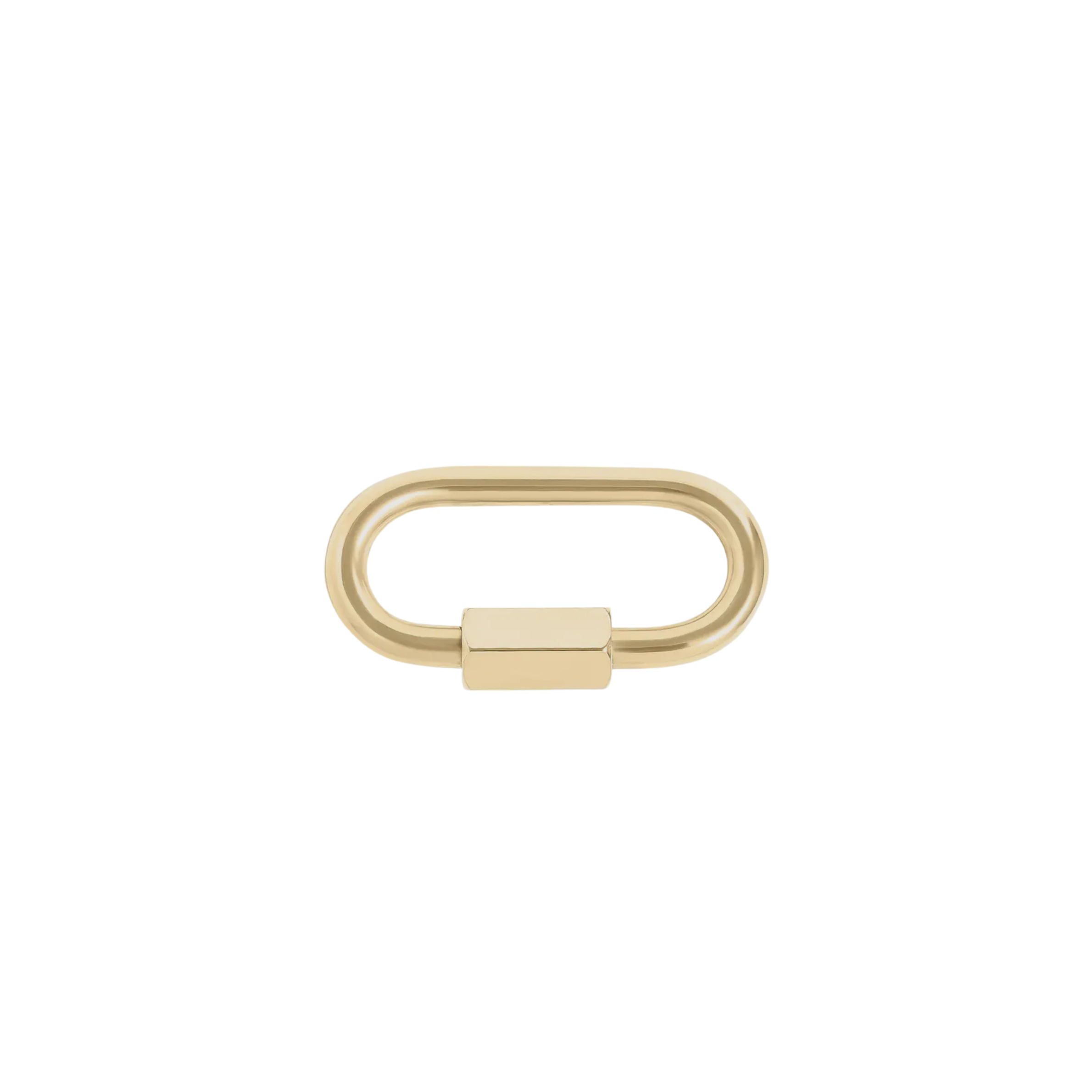 Gold Carabiner Charm