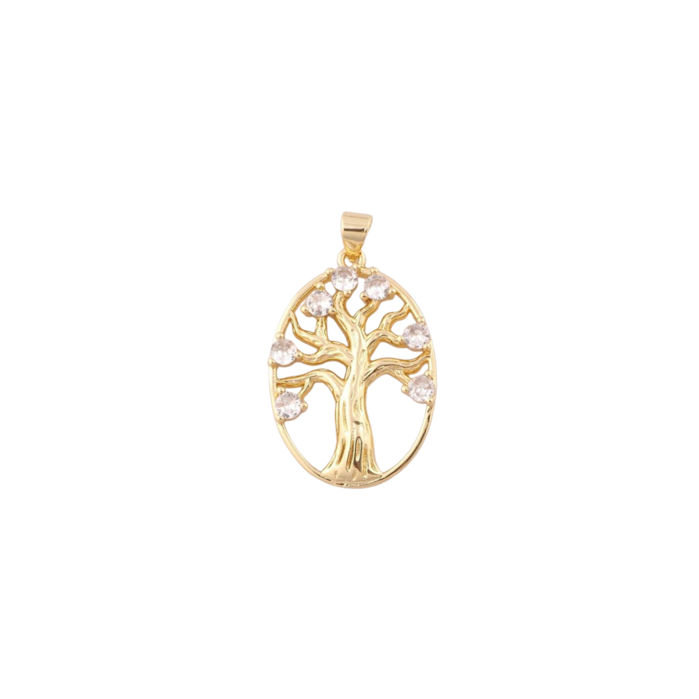 Gold Tree Charm