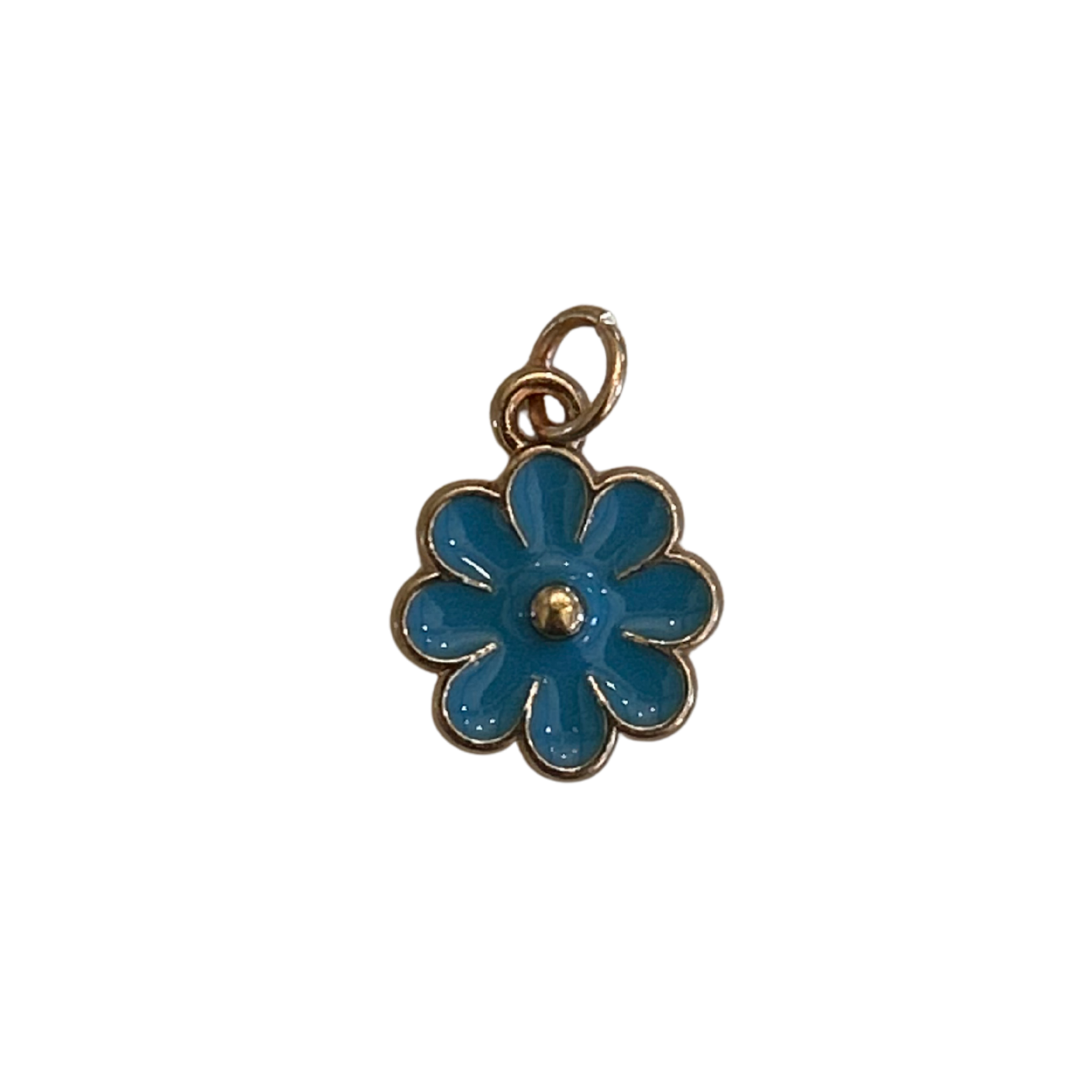 Blue flower charm
