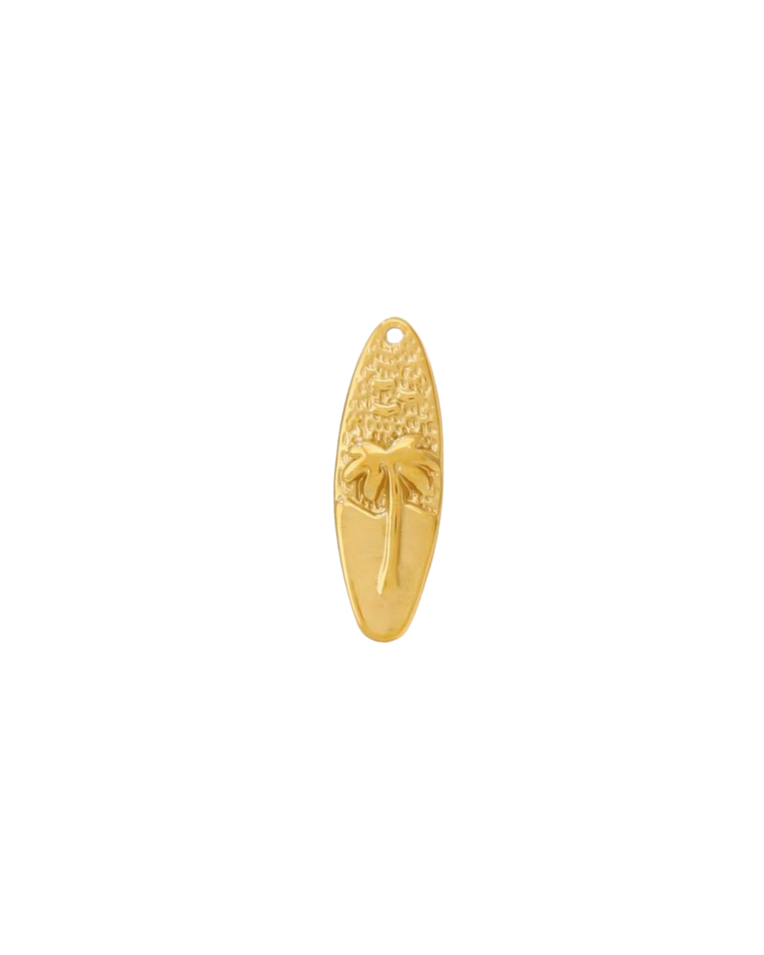 Gold Surfboard Charm