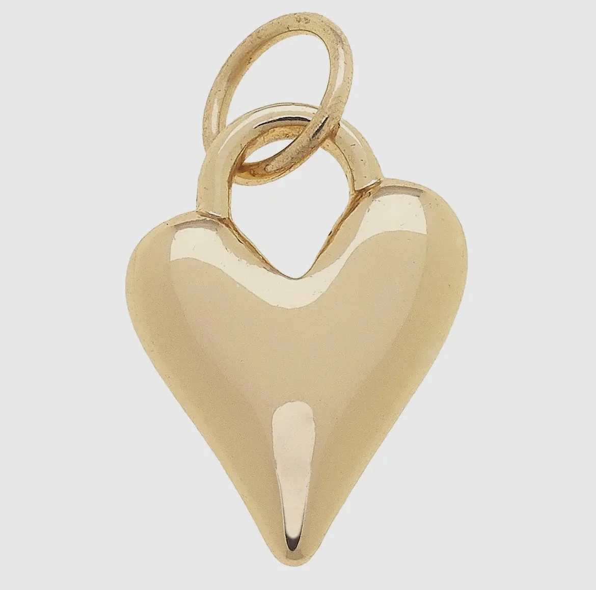 Gold Long Heart