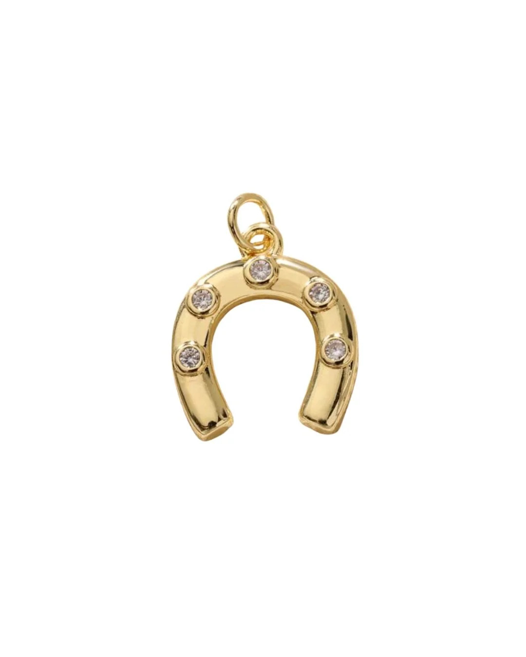 Gold Diamond Horseshoe