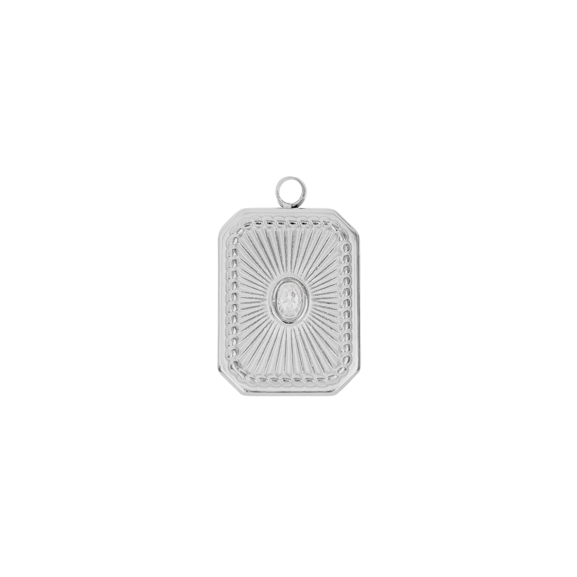 Silver Rhinestone Pendant