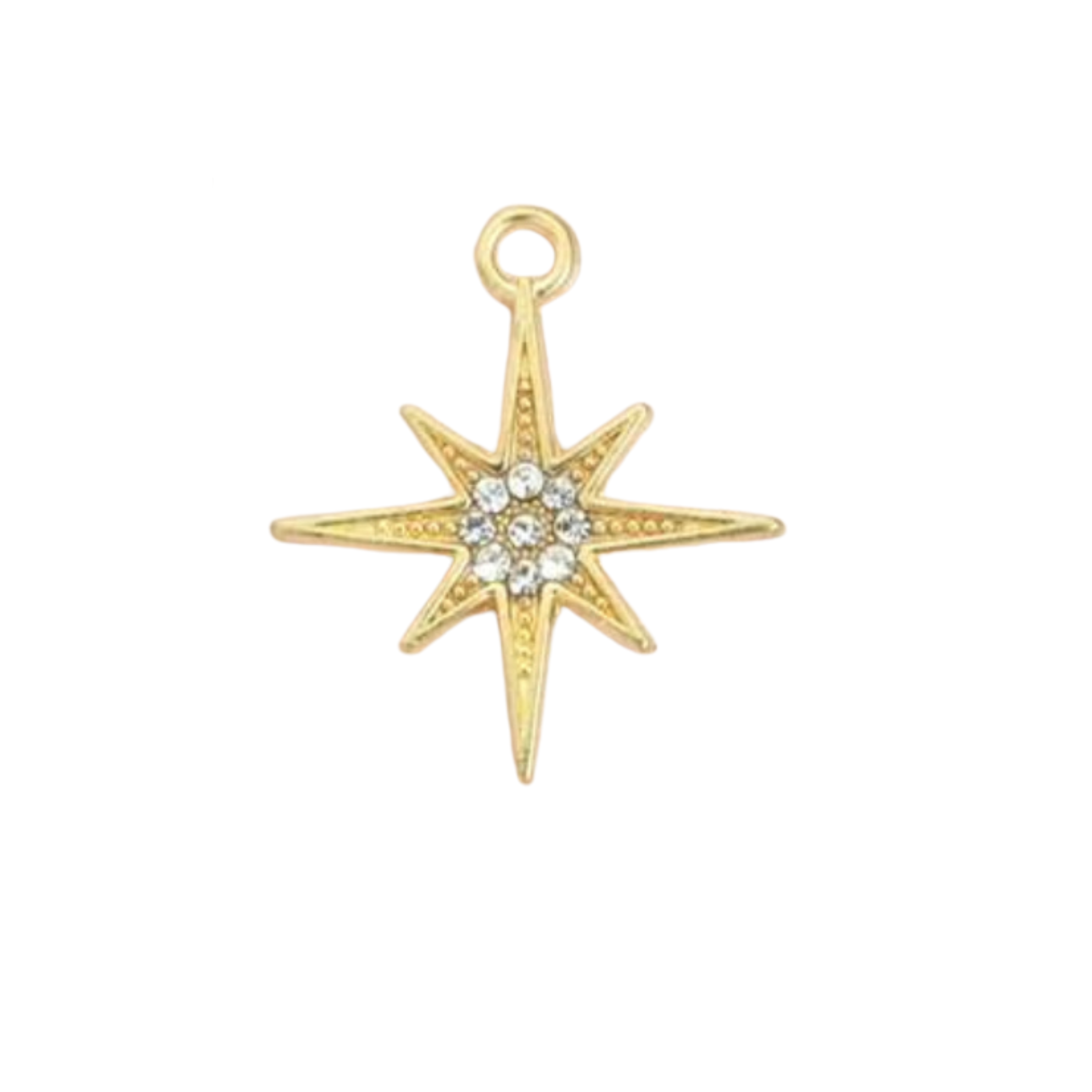 Gold star charm