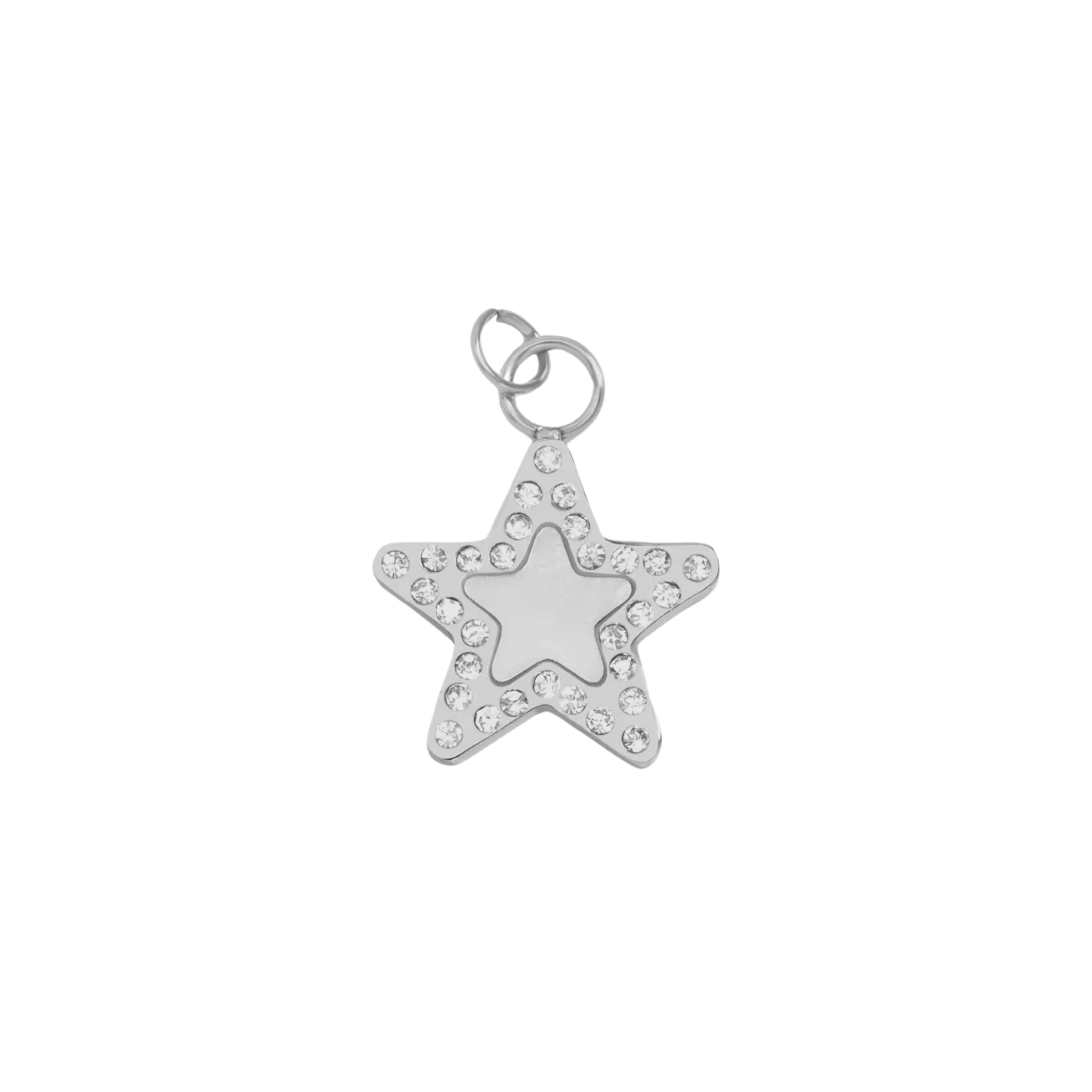 Silver Rhinestone Star