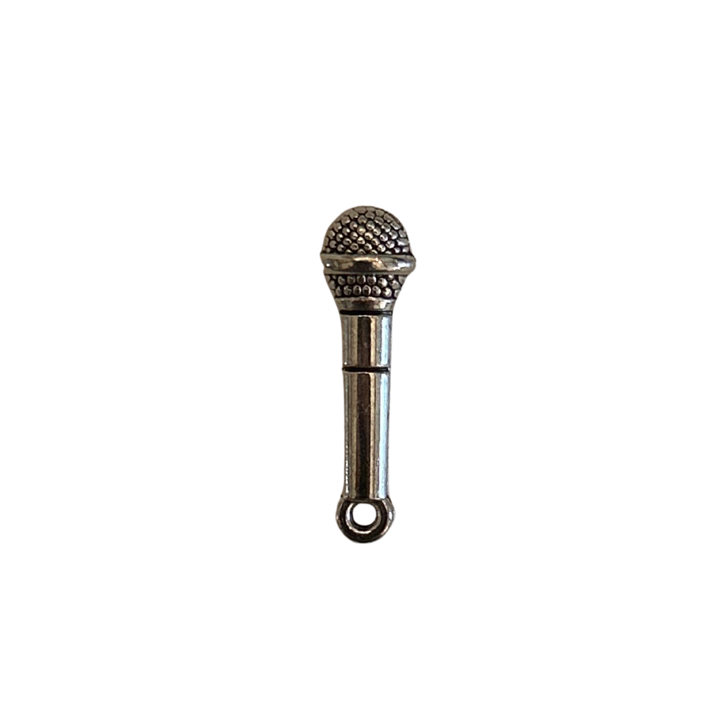Silver Microphone