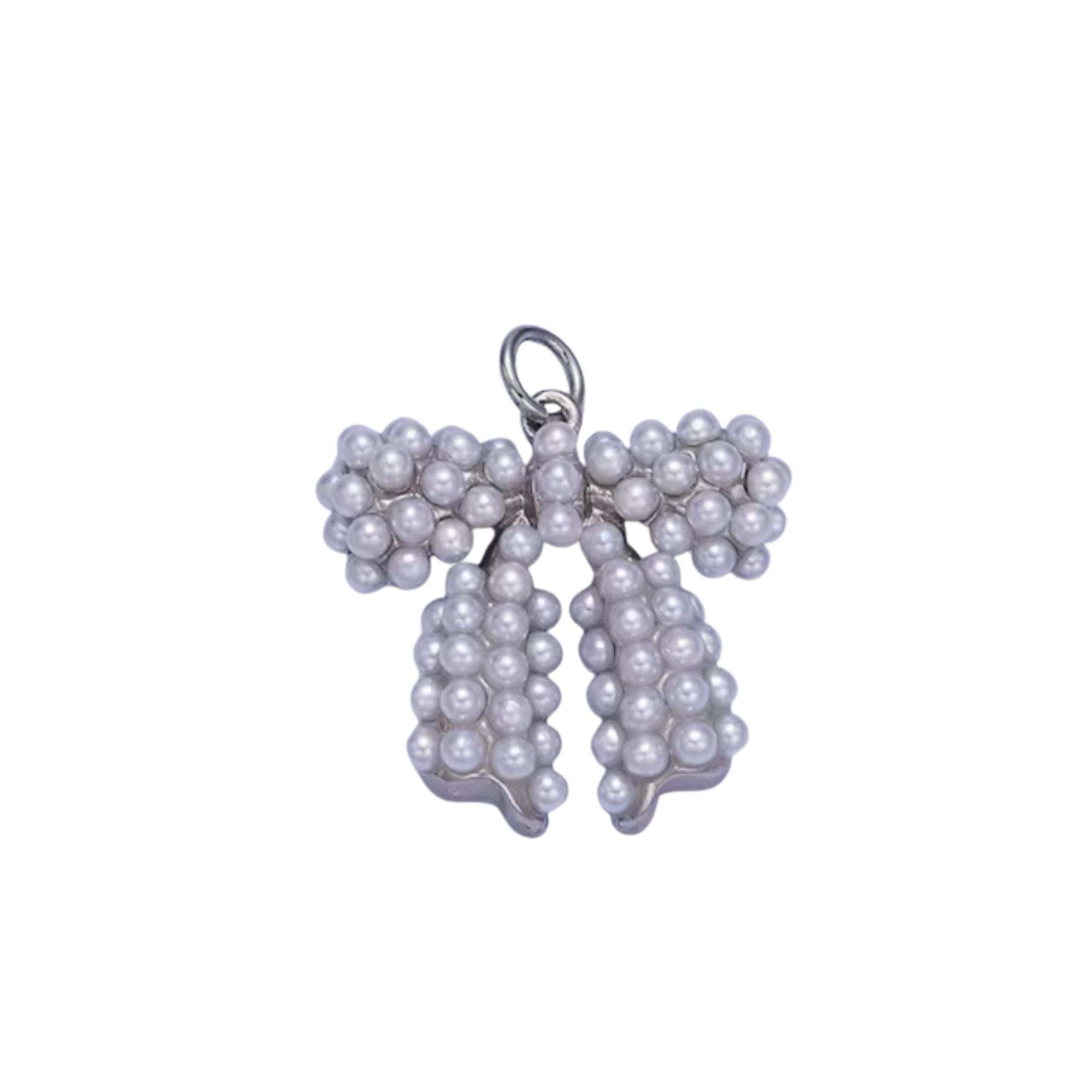 Silver Pearl Bow