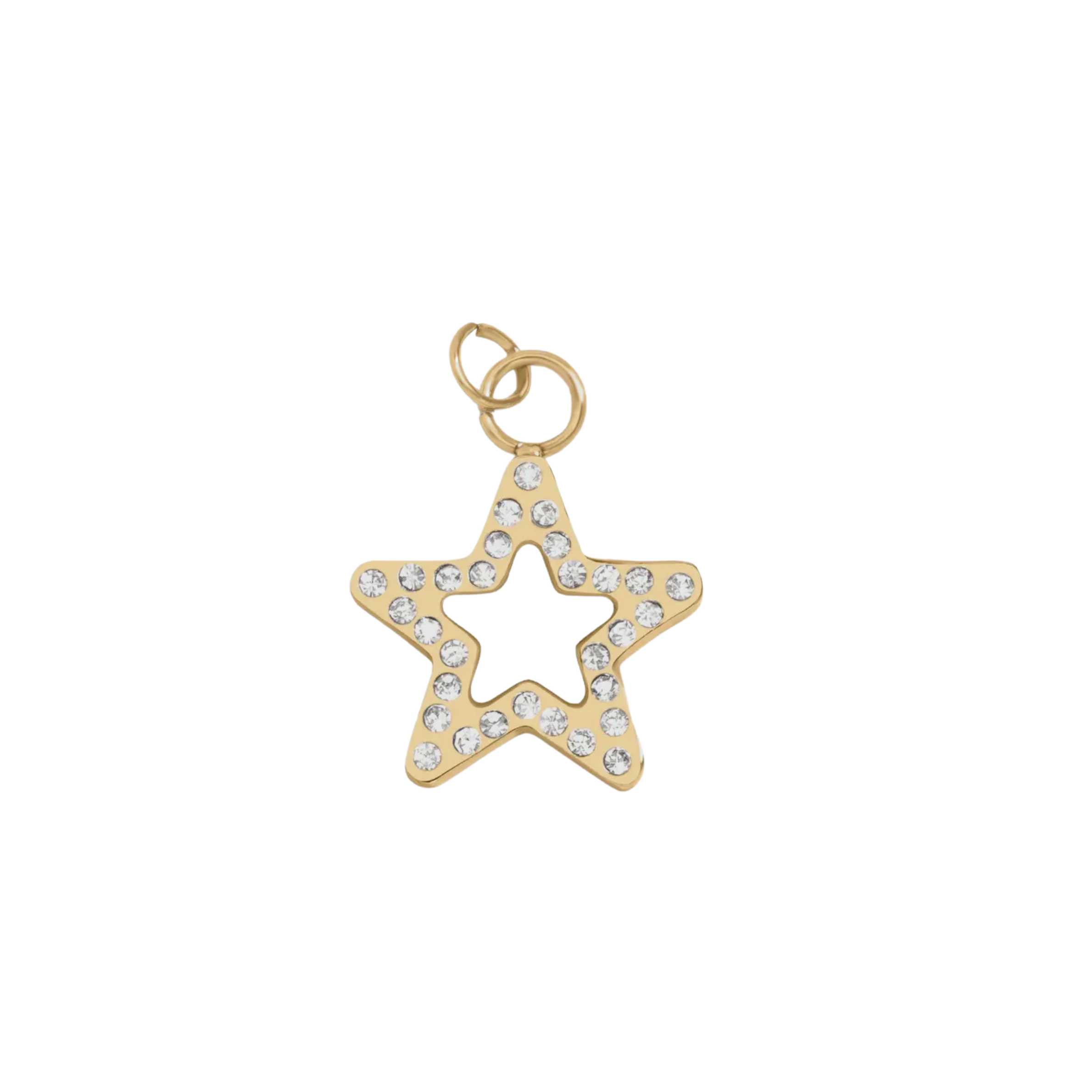 Gold Rhinestone Star